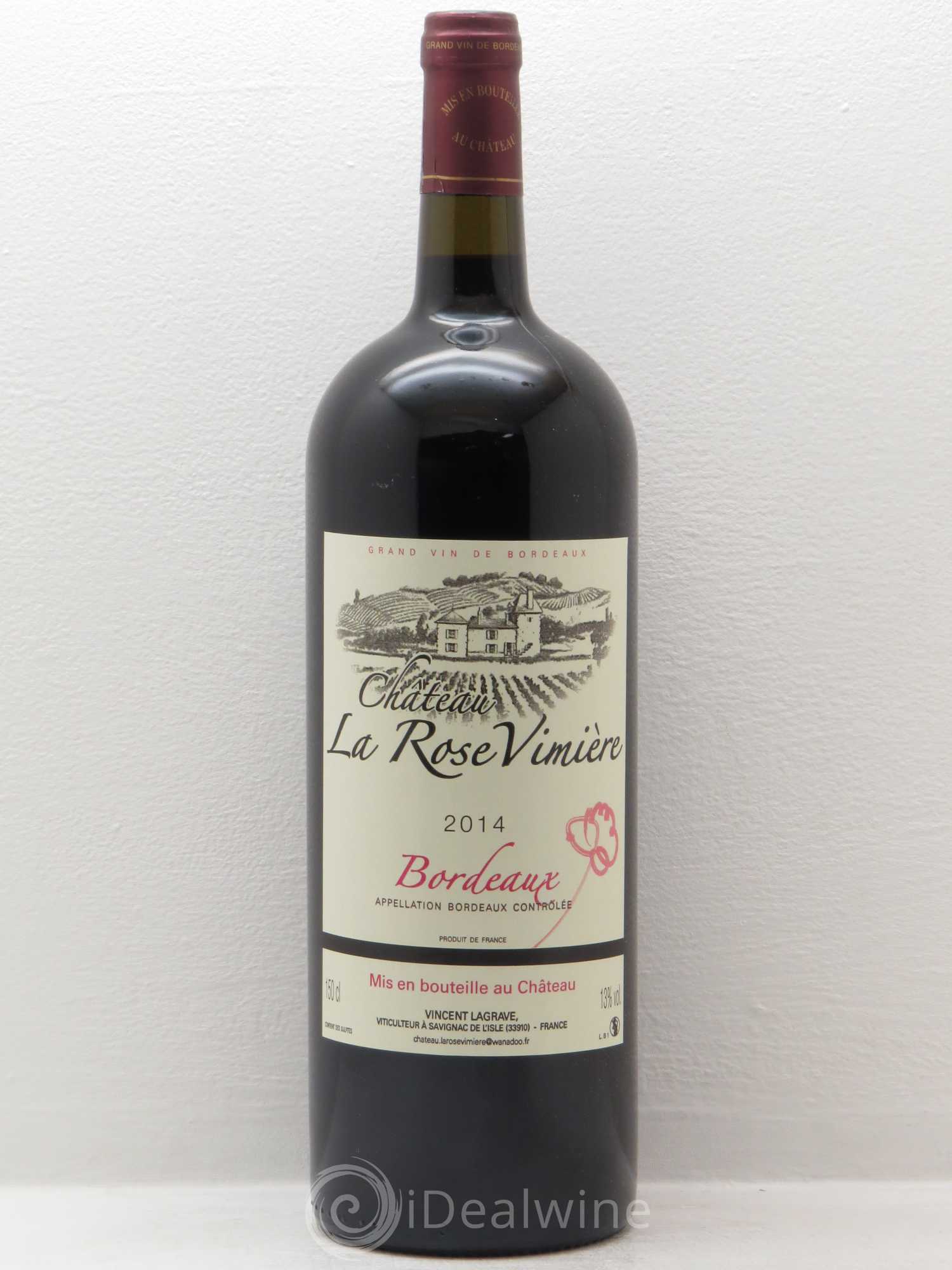 Bordeaux Chateau la Rose Vimière (sans prix de réserve) 2014 - Posten von 6 Magnum - 0