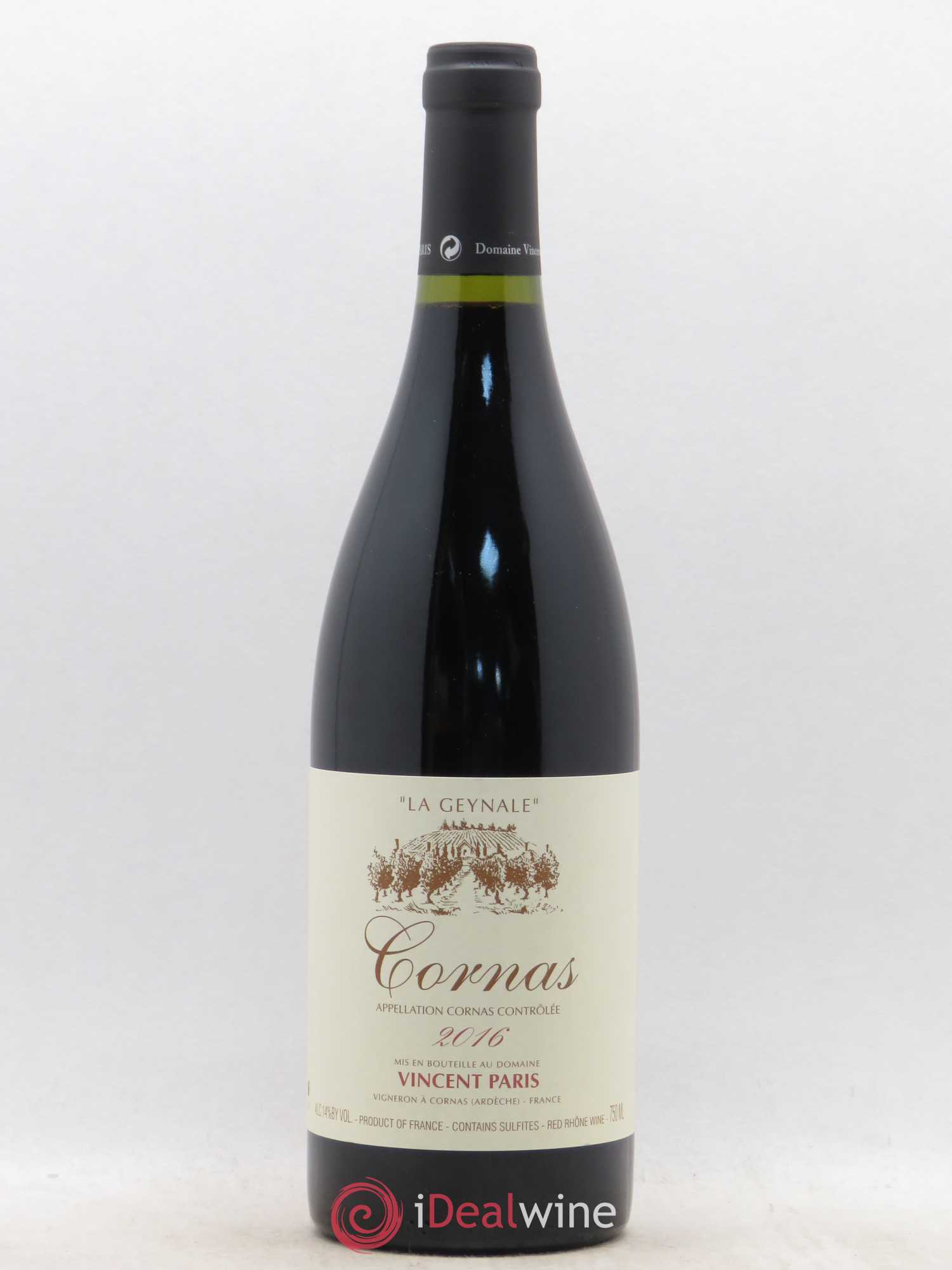 Cornas La Geynale Vincent Paris 2016 - Lot de 1 bouteille - 0