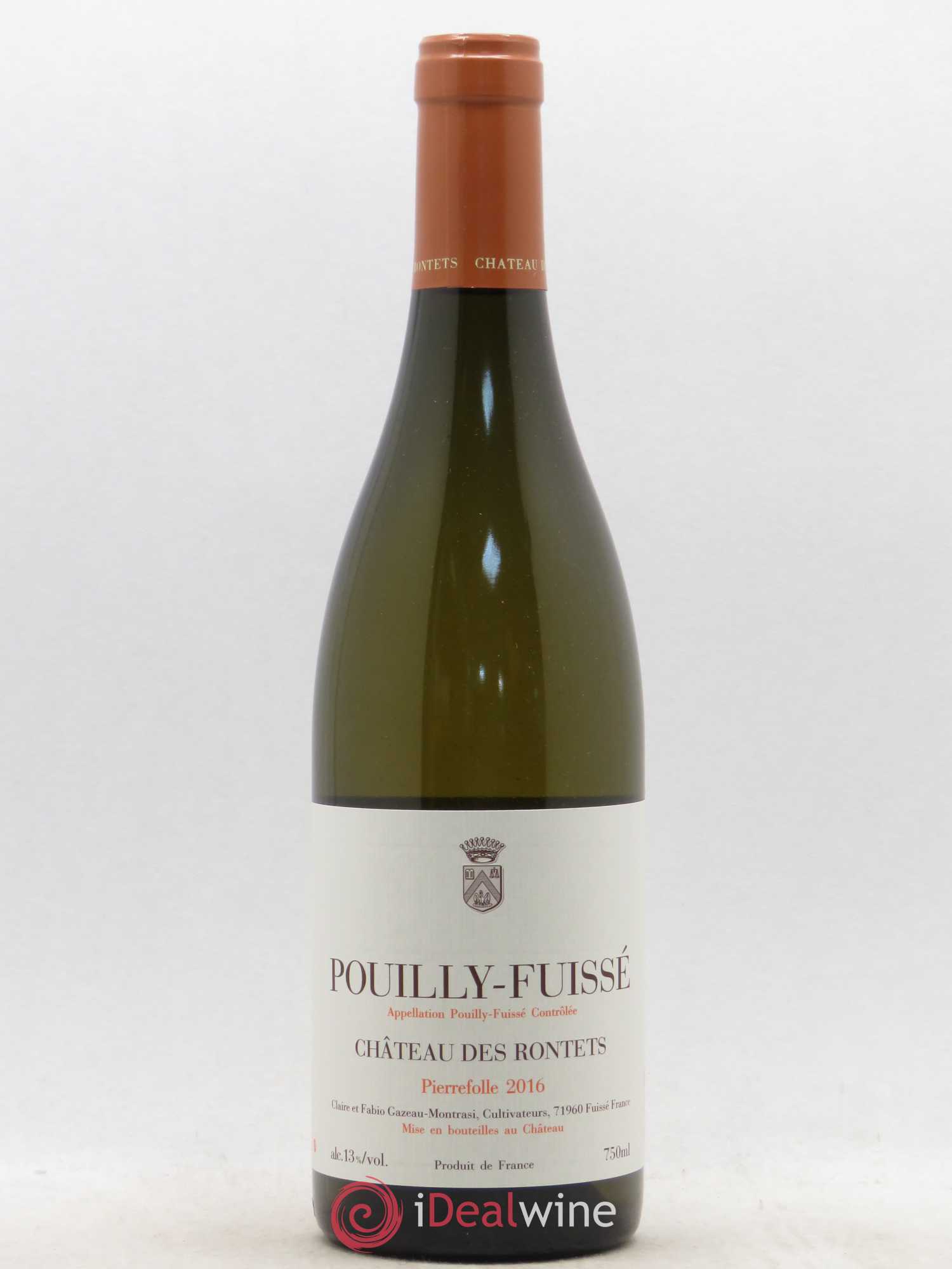 Pouilly-Fuissé Pierrefolle Château des Rontets 2016 - Posten von 1 Flasche - 0