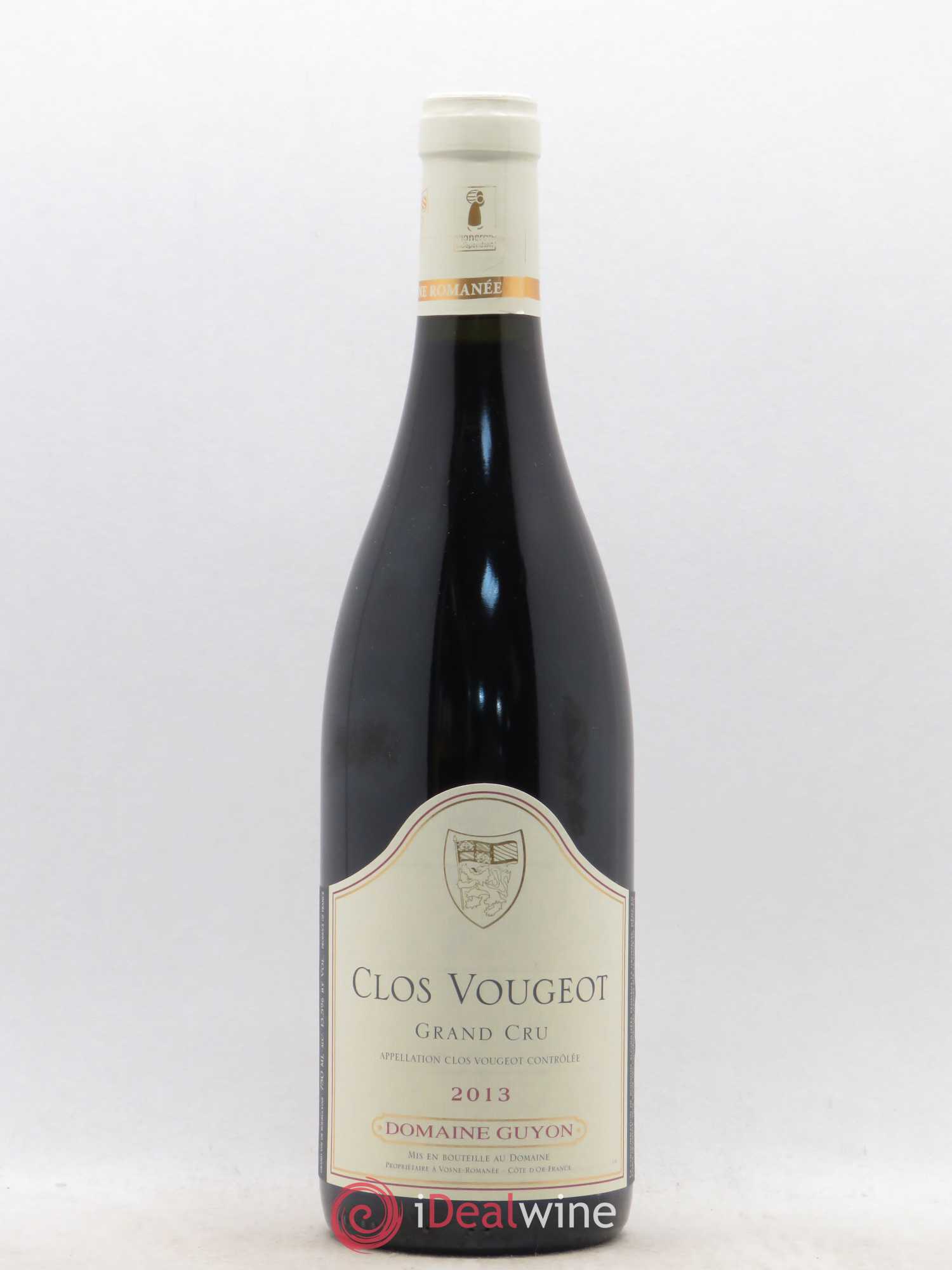 Clos de Vougeot Grand Cru Domaine Guyon 2013 - Lot de 1 bouteille - 0