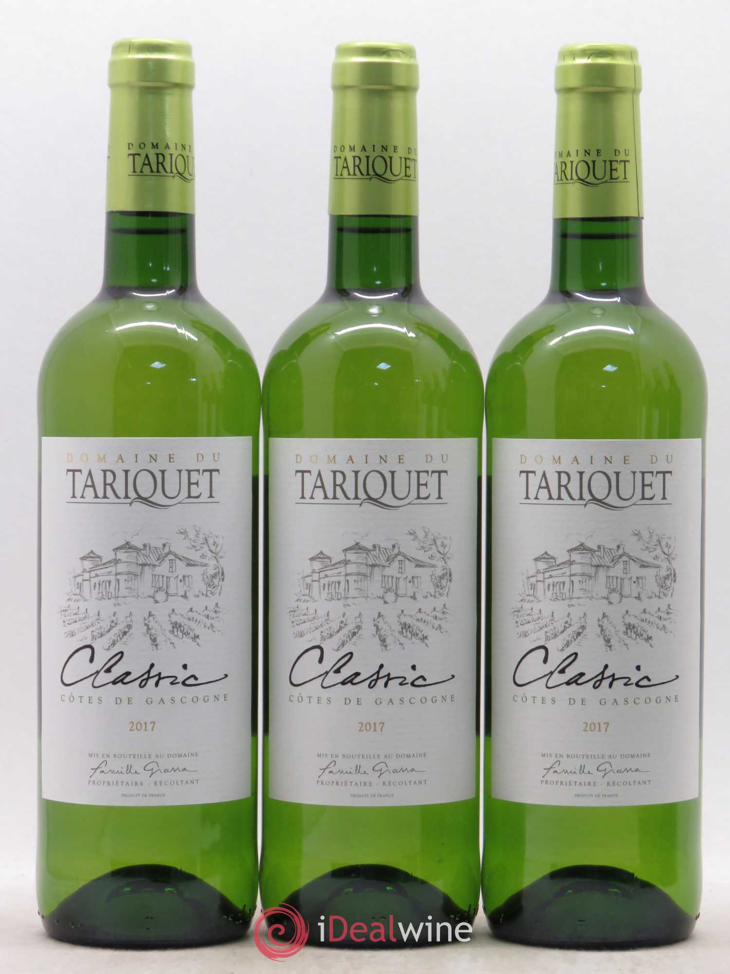 Côtes de Gascogne (VDP des Côtes de Gascogne) Classic Domaine de Tariquet (sans prix de réserve) 2017 - Lotto di 6 bottiglie - 1
