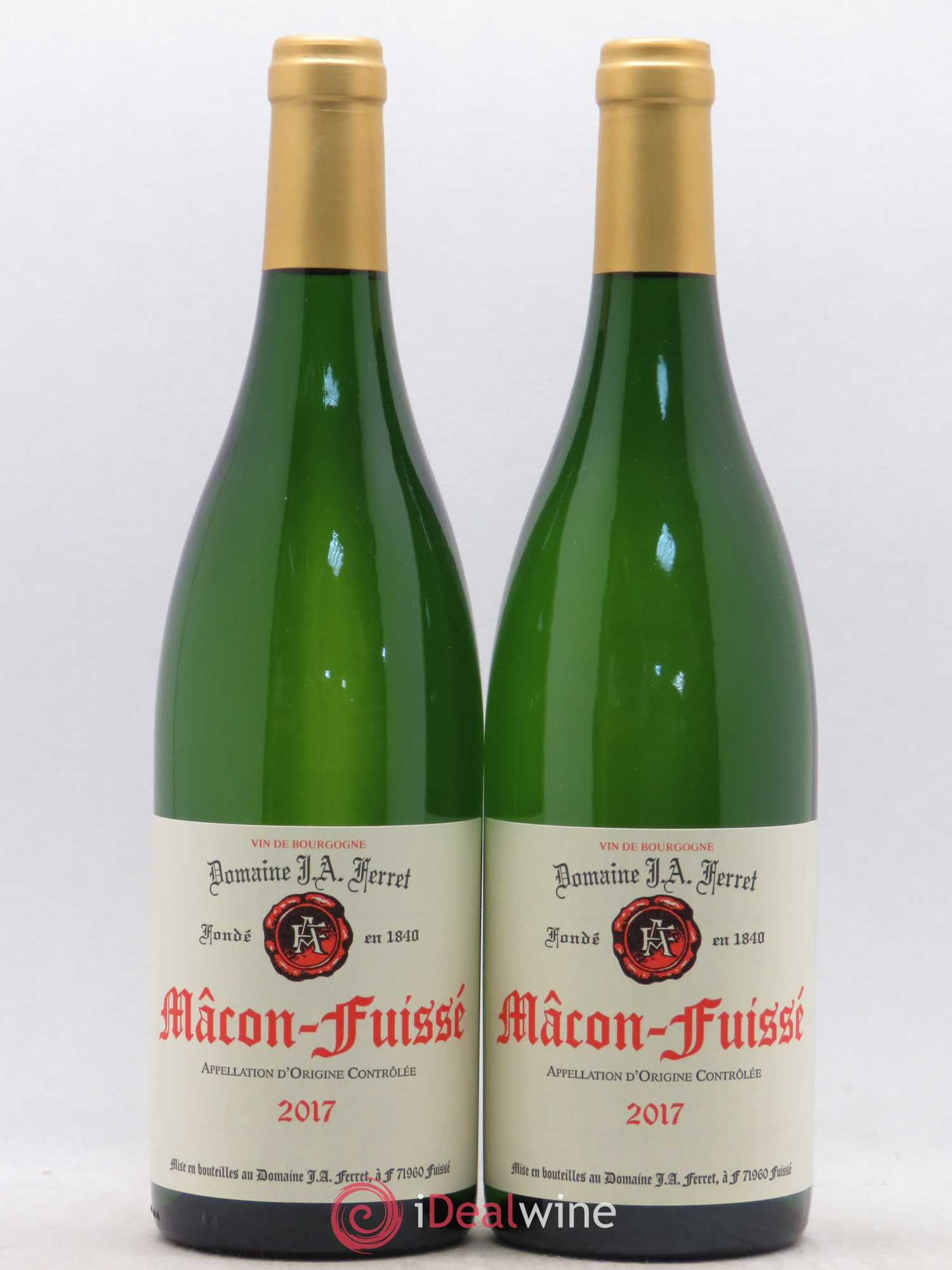 Mâcon-Fuissé J.A. Ferret (Domaine) 2017 - Lot de 2 bouteilles - 0