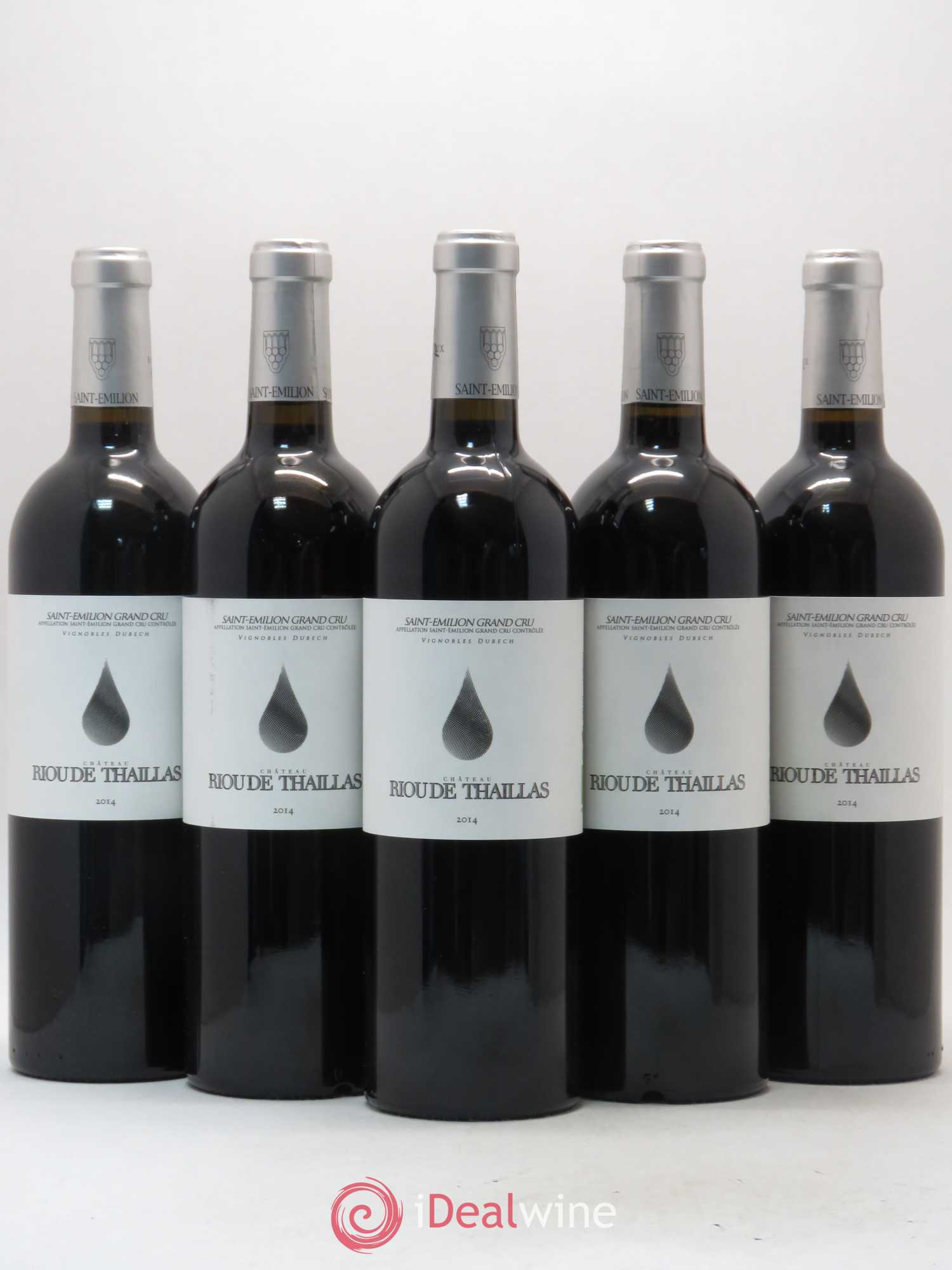 Saint-Émilion Grand Cru Château Riou de Thaillas (sans prix de réserve) 2014 - Posten von 5 Flaschen - 0