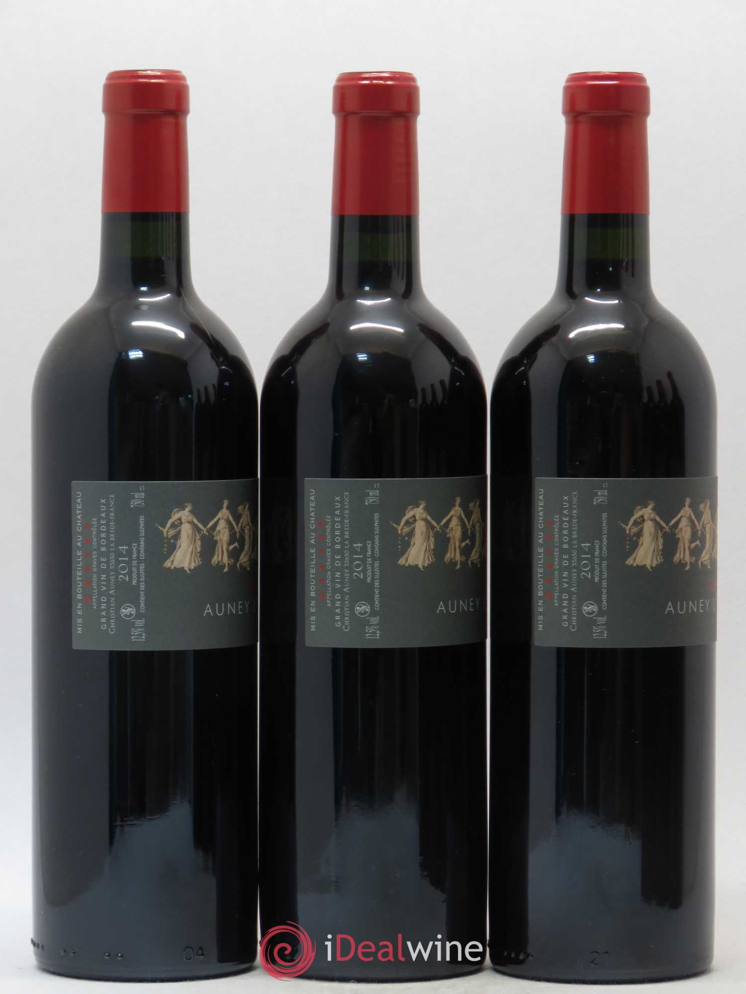 Graves Château Auney L'Hermitage (sans prix de réserve) 2014 - Posten von 6 Flaschen - 2
