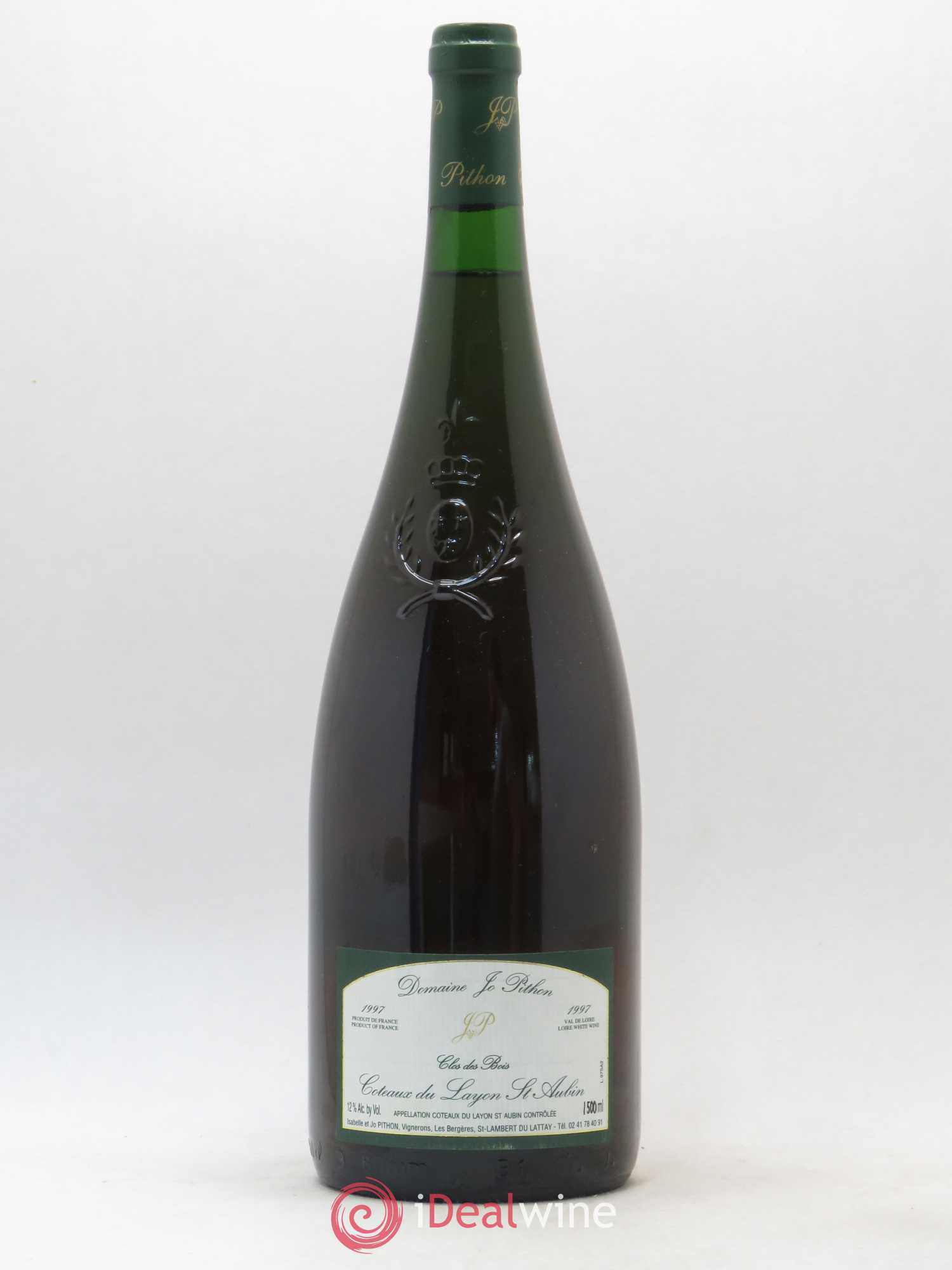 Coteaux du Layon Saint-Aubin Clos des Bois Domaine Jo Pithon 1997 - Lotto di 1 magnum - 0