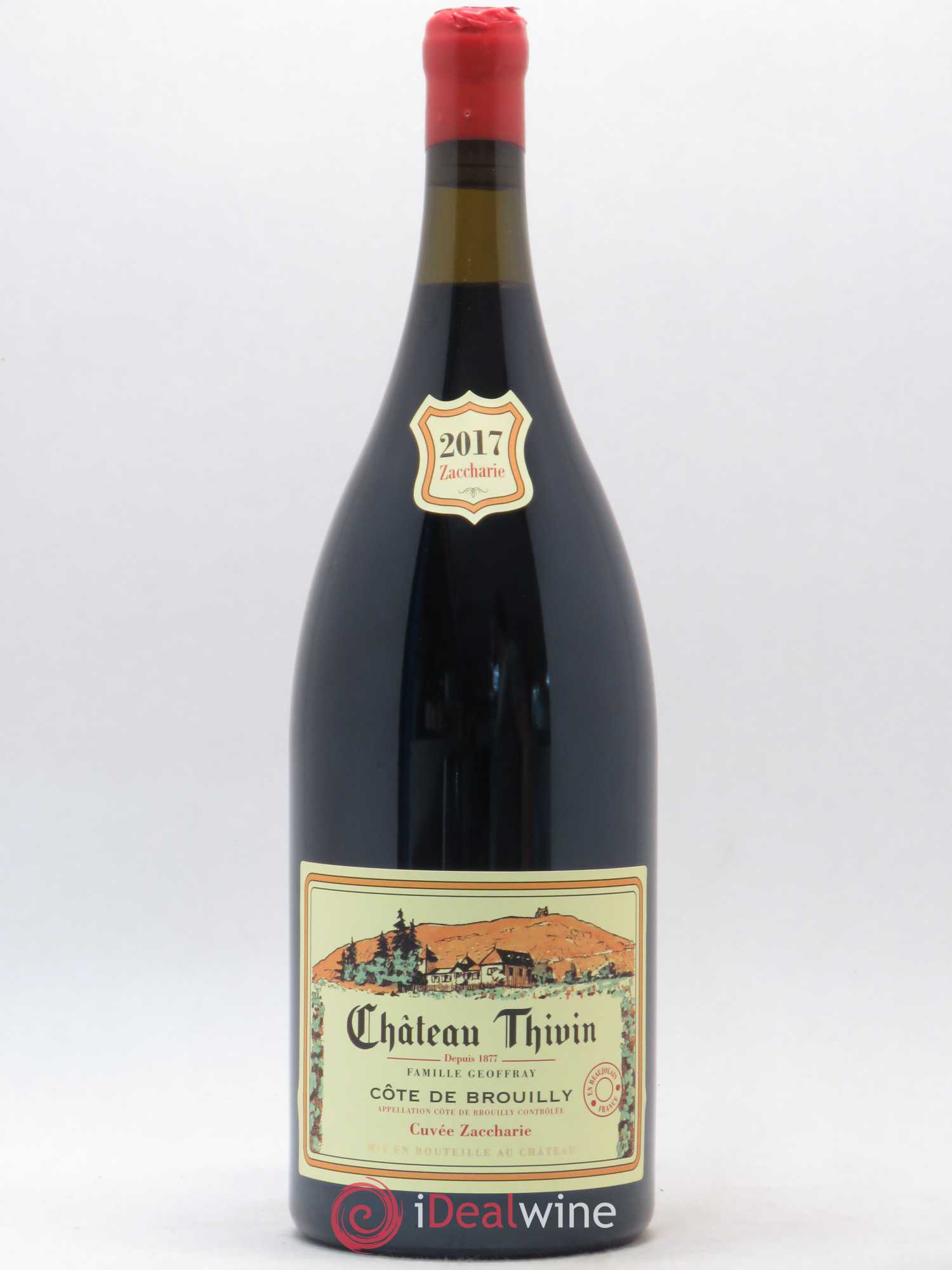 Côte de Brouilly Cuvée Zaccharie Château Thivin 2017 - Lot de 1 magnum - 0