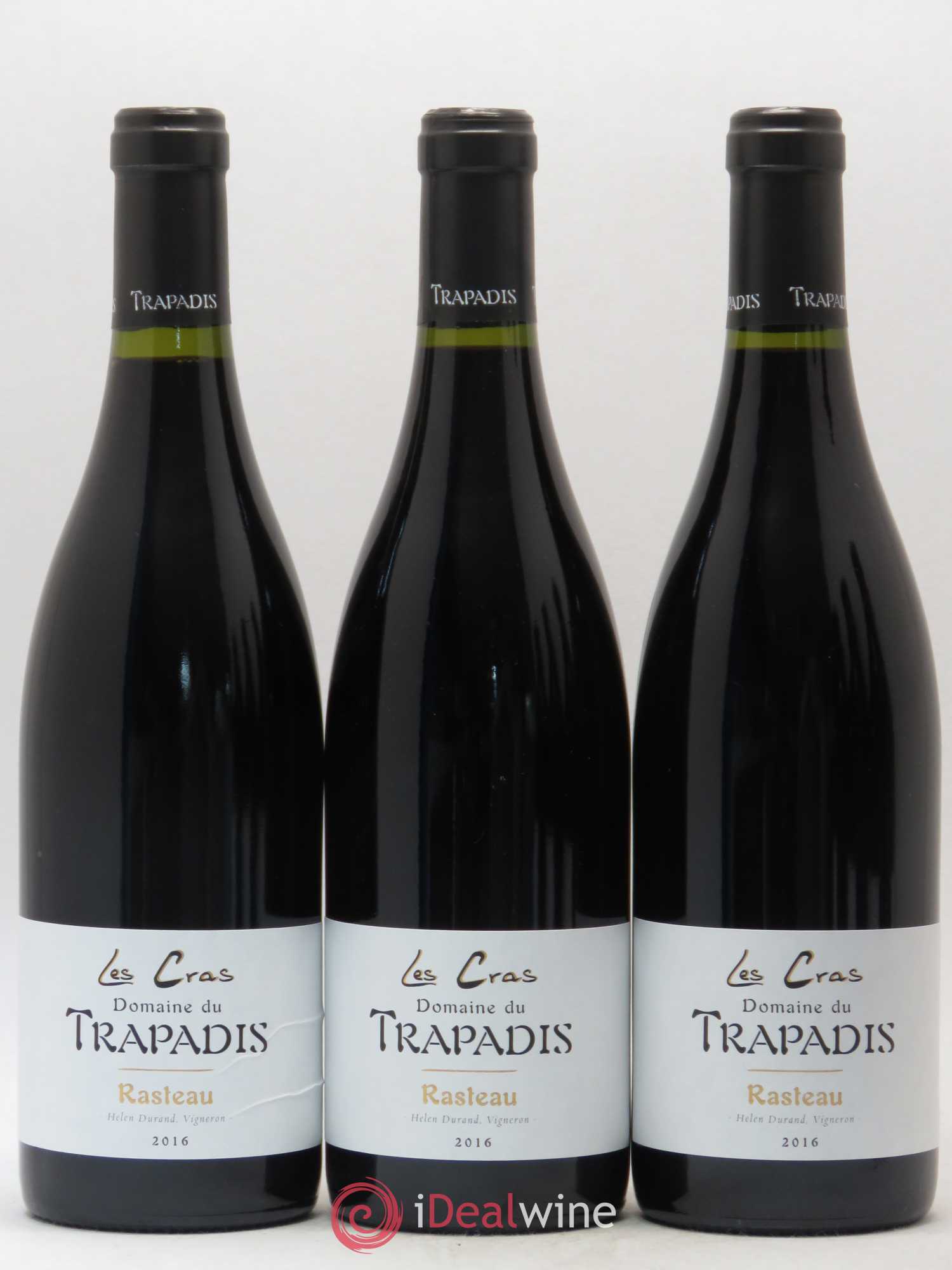 Rasteau Les Cras Domaine du Trapadis (sans prix de réserve) 2016 - Lotto di 6 bottiglie - 1