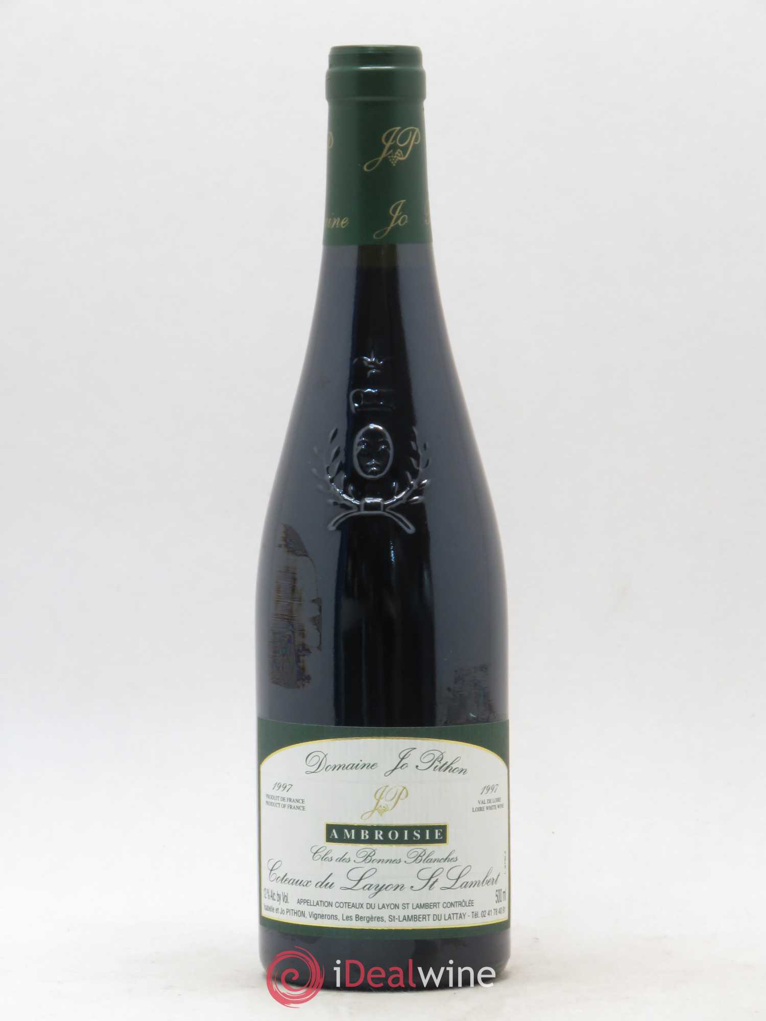 Coteaux du Layon Saint-Lambert Ambroisie Clos des Bonnes Blanches Jo Pithon (Domaine) 1997 - Lotto di 1 bottiglia - 0