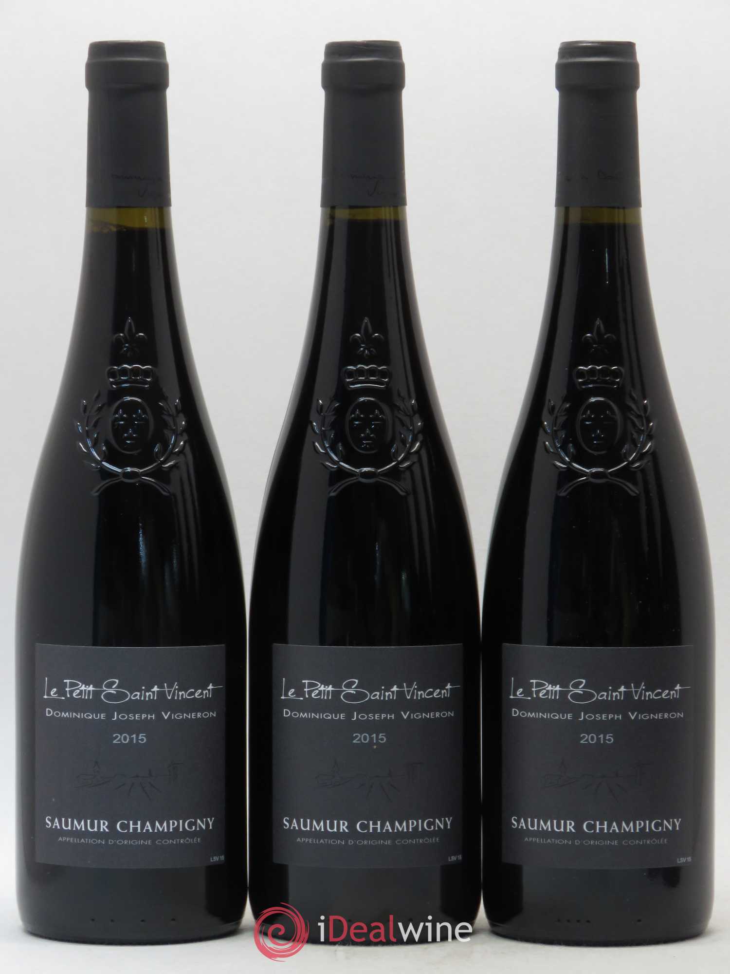 Saumur-Champigny Les Poyeux Le Petit Saint-Vincent (sans prix de réserve) 2015 - Lot de 6 bouteilles - 1