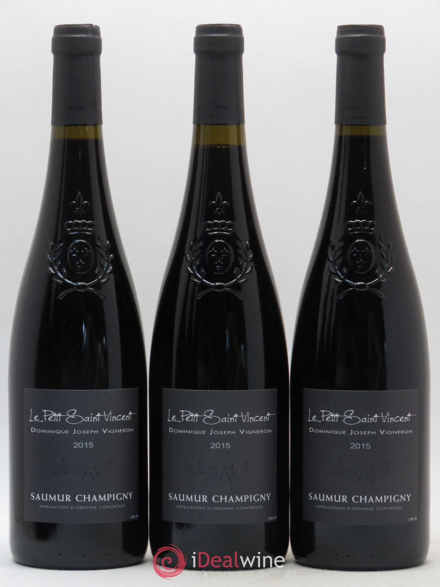 Saumur-Champigny Les Poyeux Le Petit Saint-Vincent (sans prix de réserve) 2015 - Lot de 6 bouteilles - 2