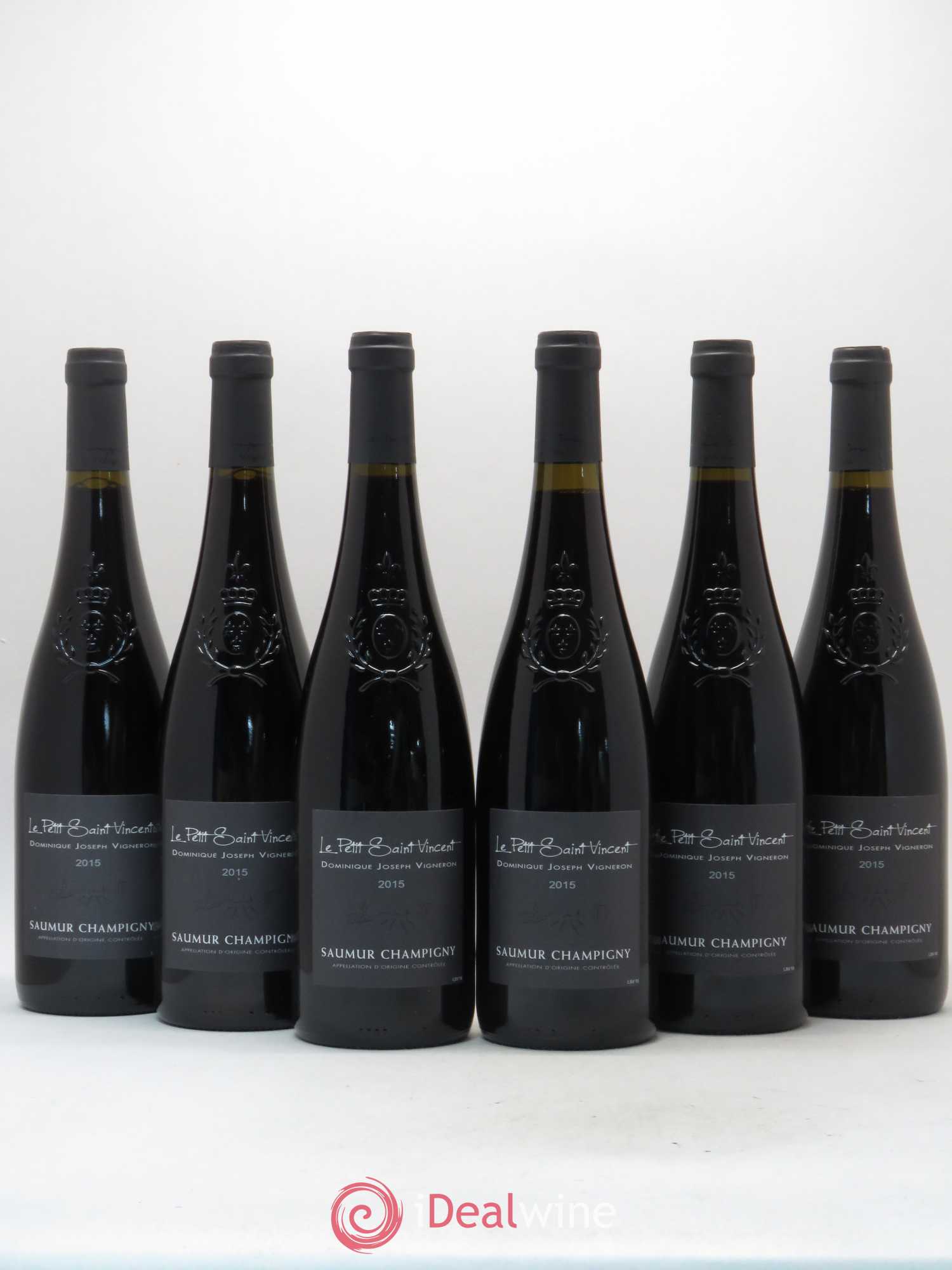 Saumur-Champigny Les Poyeux Le Petit Saint-Vincent (sans prix de réserve) 2015 - Lot de 6 bouteilles - 0
