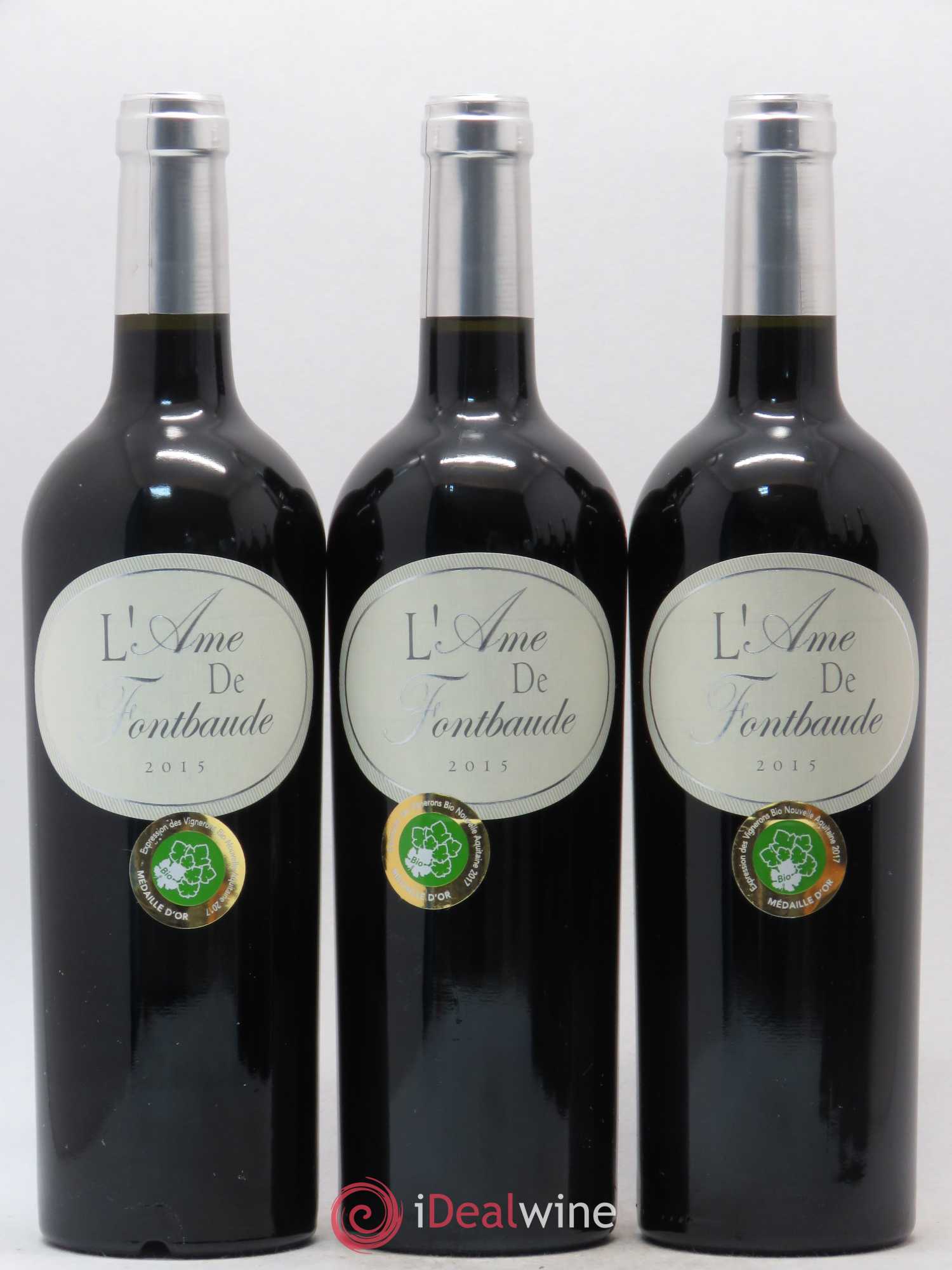 Castillon-Côtes-de-Bordeaux (Côtes-de-Castillon) L'Ame de Fontbaude Château Fontbaude (sans prix de réserve) 2015 - Posten von 6 Flaschen - 1