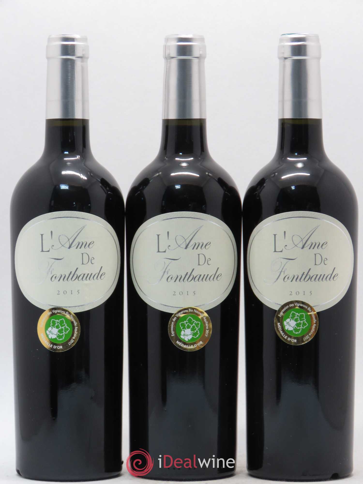 Castillon-Côtes-de-Bordeaux (Côtes-de-Castillon) L'Ame de Fontbaude Château Fontbaude (sans prix de réserve) 2015 - Posten von 6 Flaschen - 3