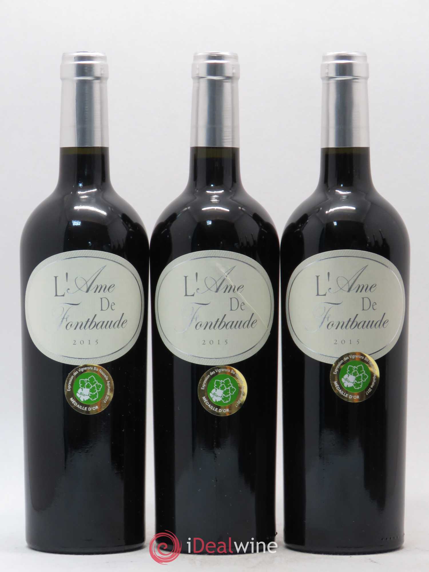 Castillon-Côtes-de-Bordeaux (Côtes-de-Castillon) L'Ame de Fontbaude Château Fontbaude (sans prix de réserve) 2015 - Posten von 6 Flaschen - 1