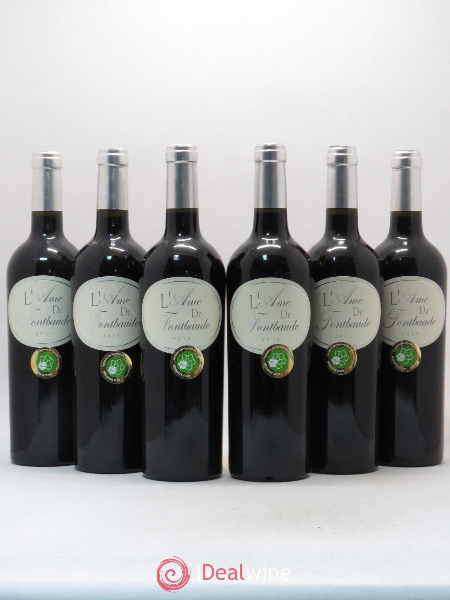Castillon-Côtes-de-Bordeaux (Côtes-de-Castillon) L'Ame de Fontbaude Château Fontbaude (sans prix de réserve) 2015 - Posten von 6 Flaschen - 0