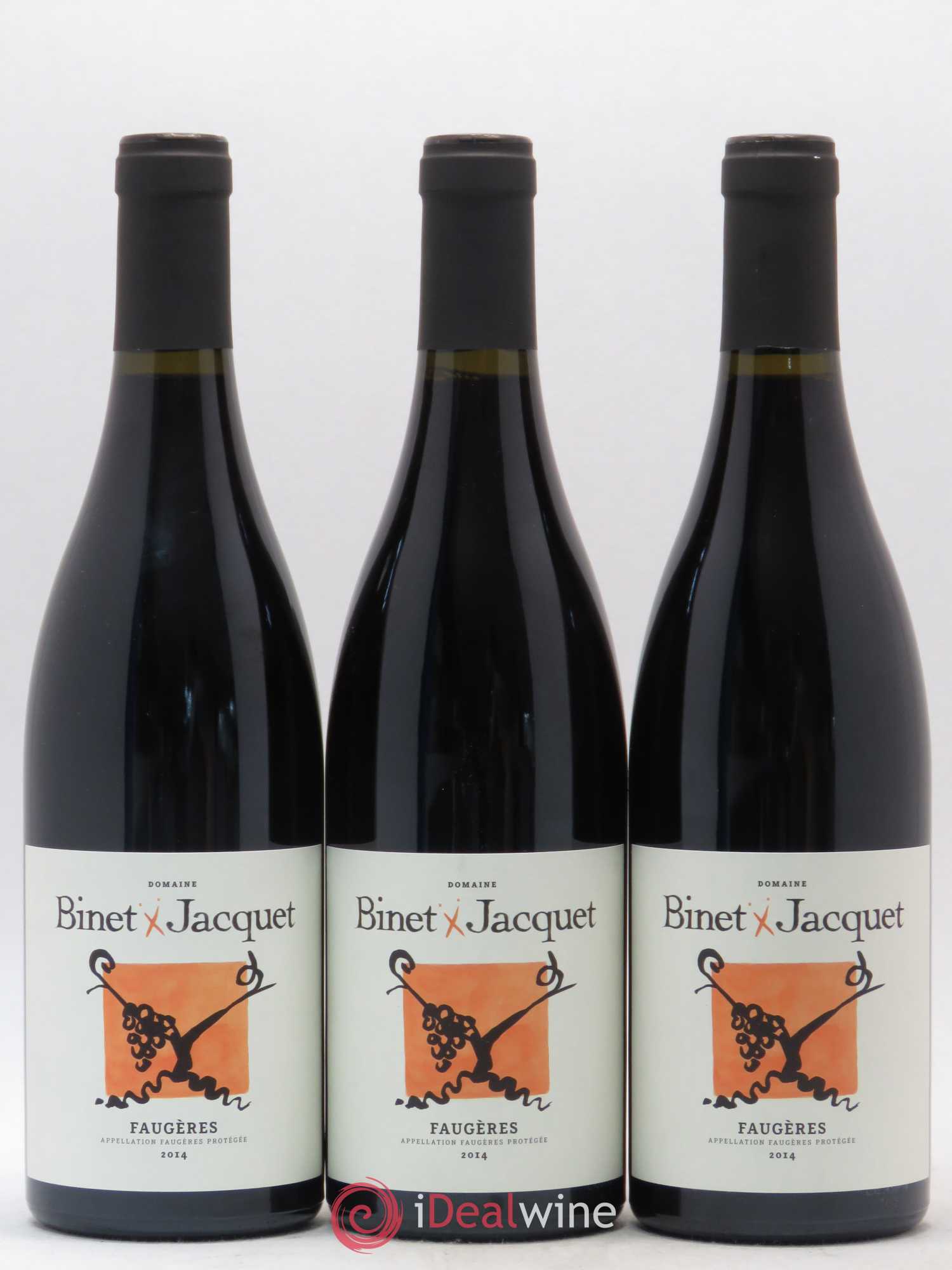 Faugères Domaine Binet Jacquet (sans prix de réserve) 2014 - Posten von 3 Flaschen - 0