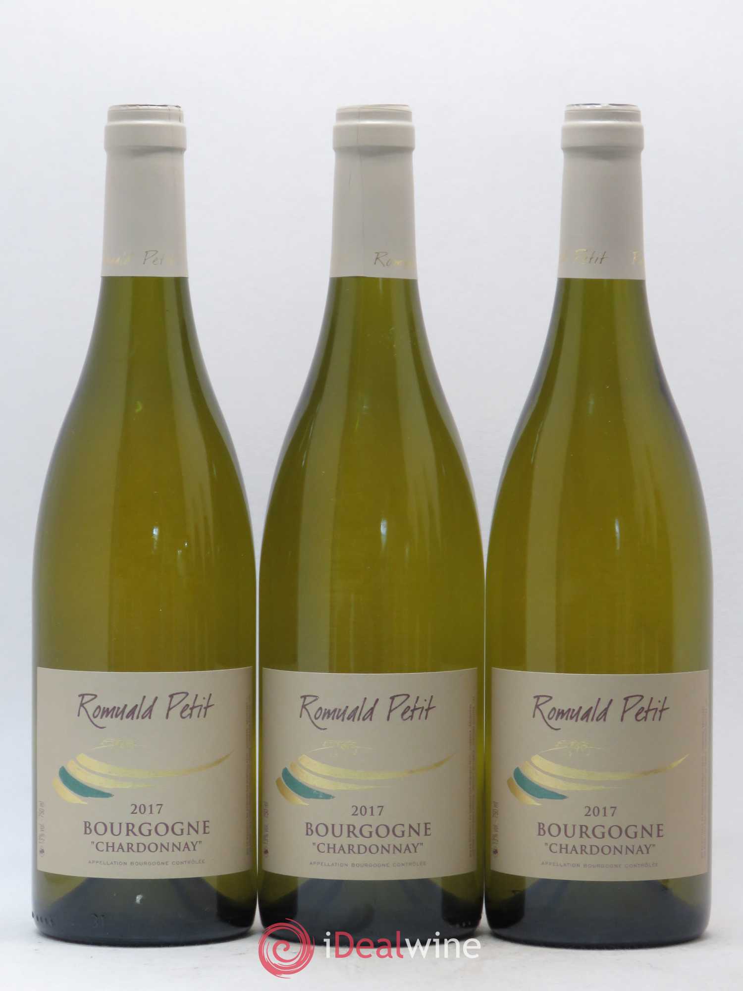 Bourgogne Domaine Romuald Petit (sans prix de réserve) 2017 - Lot de 6 bouteilles - 1