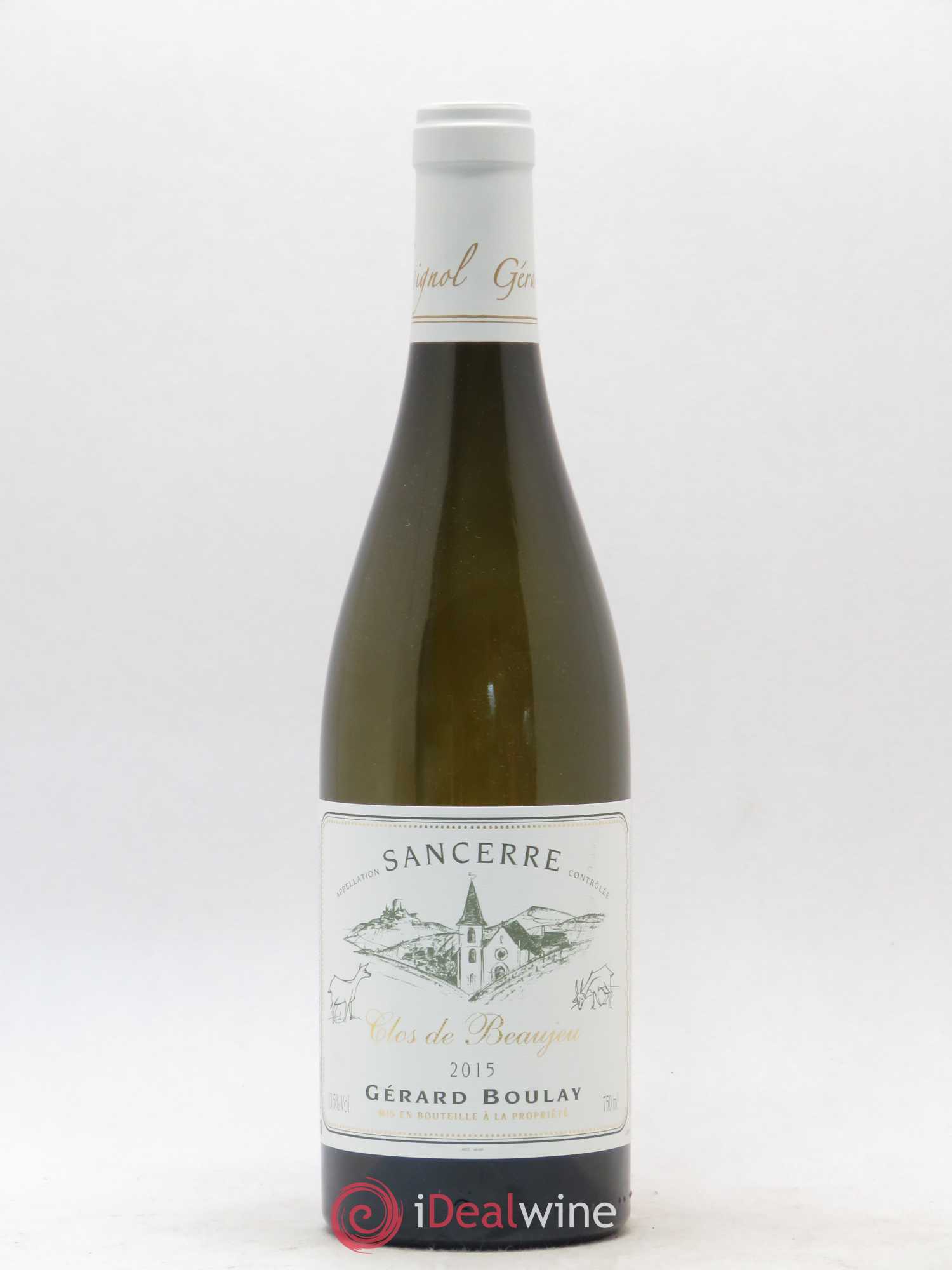 Sancerre Clos de Beaujeu Gérard Boulay (sans prix de réserve) 2015 - Lot de 1 bouteille - 0