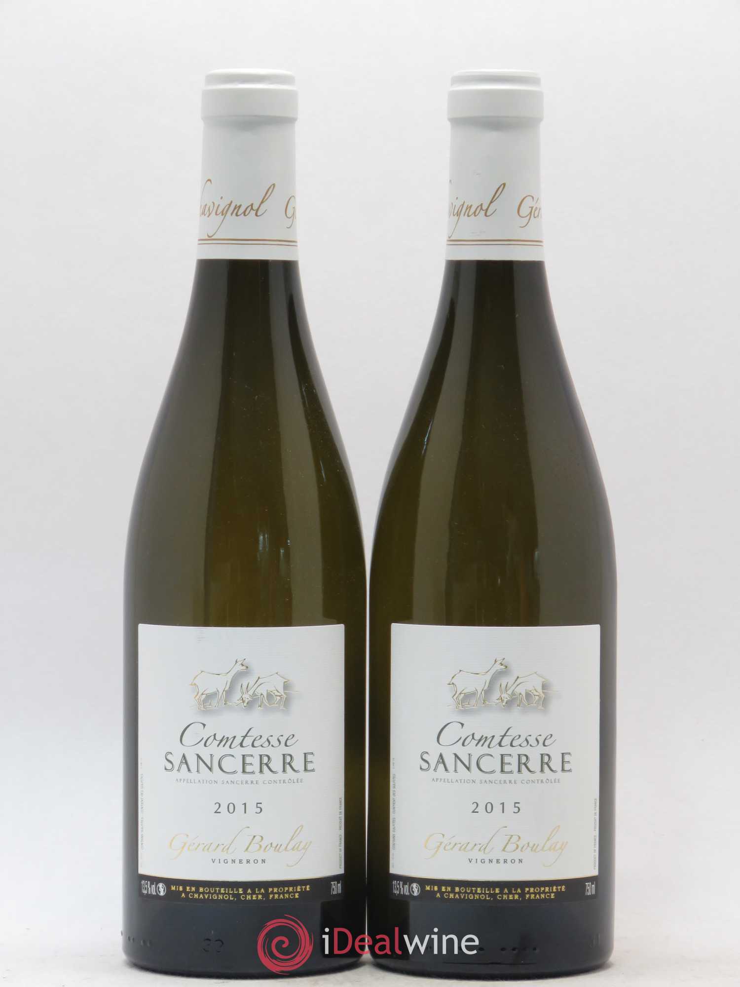 Sancerre Comtesse Gérard Boulay 2015 - Lot de 2 bouteilles - 0