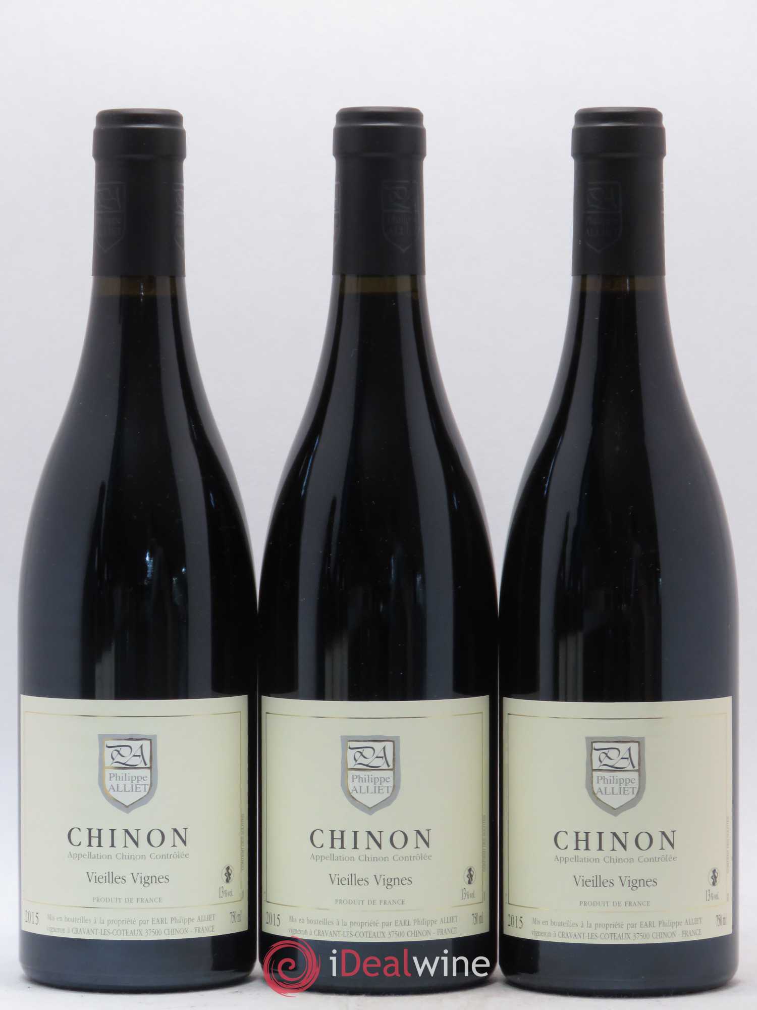 Chinon Vieilles Vignes Philippe Alliet (sans prix de réserve) 2015 - Lot de 6 bouteilles - 2