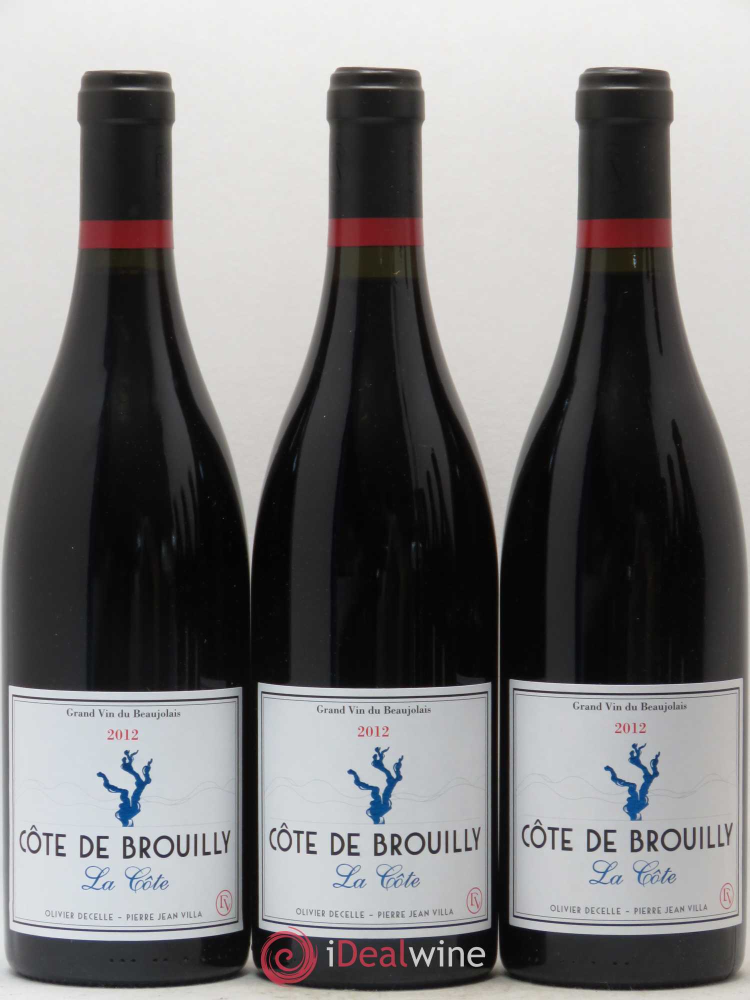 Côte de Brouilly La Côte Domaine Decelole-Villa (sans prix de réserve) 2012 - Posten von 6 Flaschen - 1