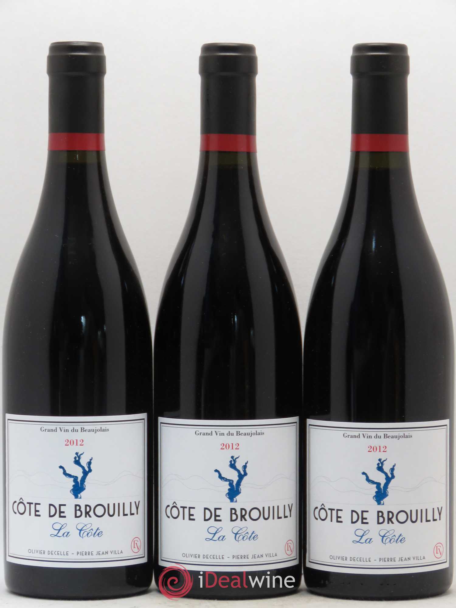 Côte de Brouilly La Côte Domaine Decelole-Villa (sans prix de réserve) 2012 - Posten von 6 Flaschen - 2