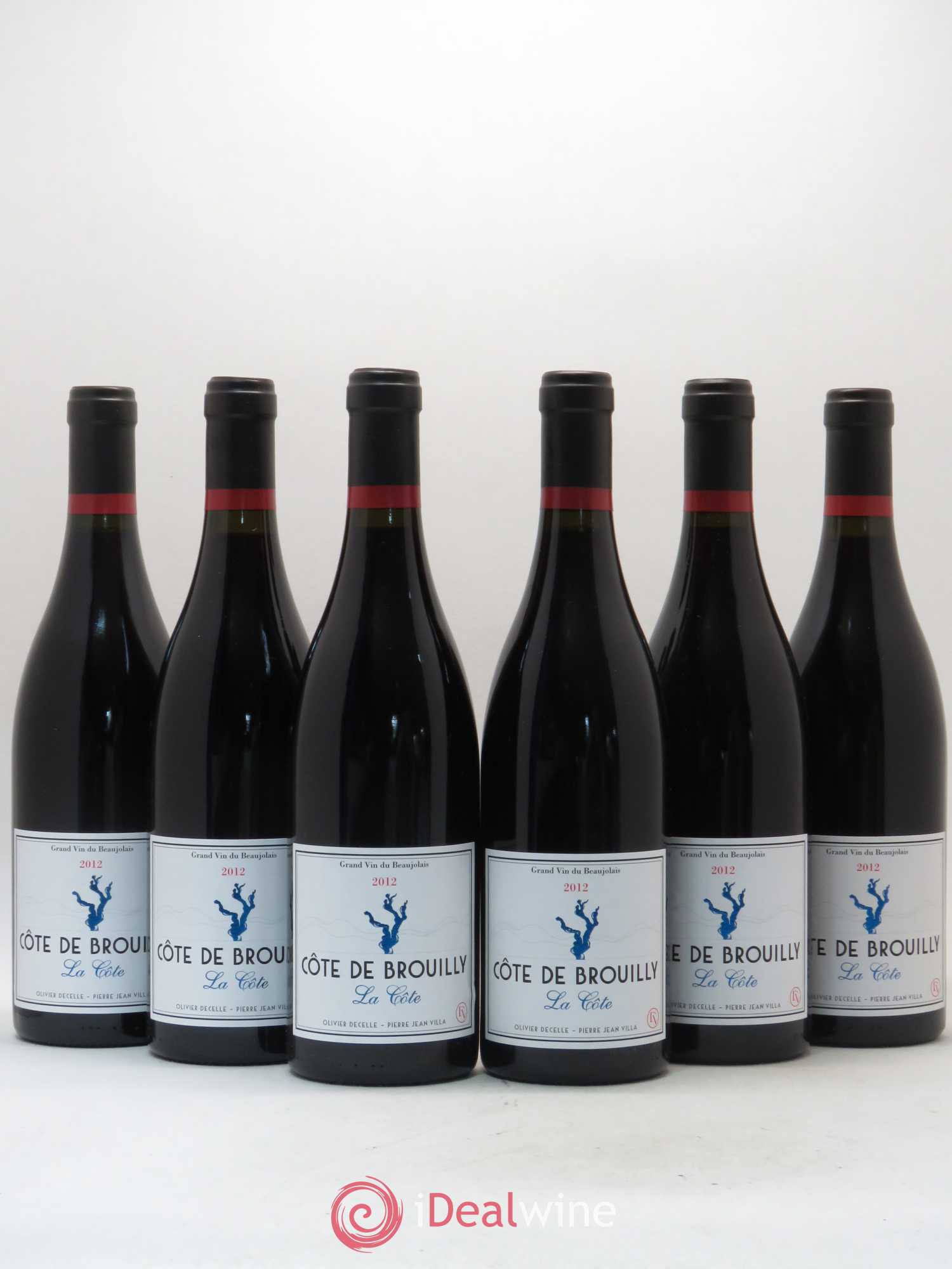 Côte de Brouilly La Côte Domaine Decelole-Villa (sans prix de réserve) 2012 - Posten von 6 Flaschen - 0