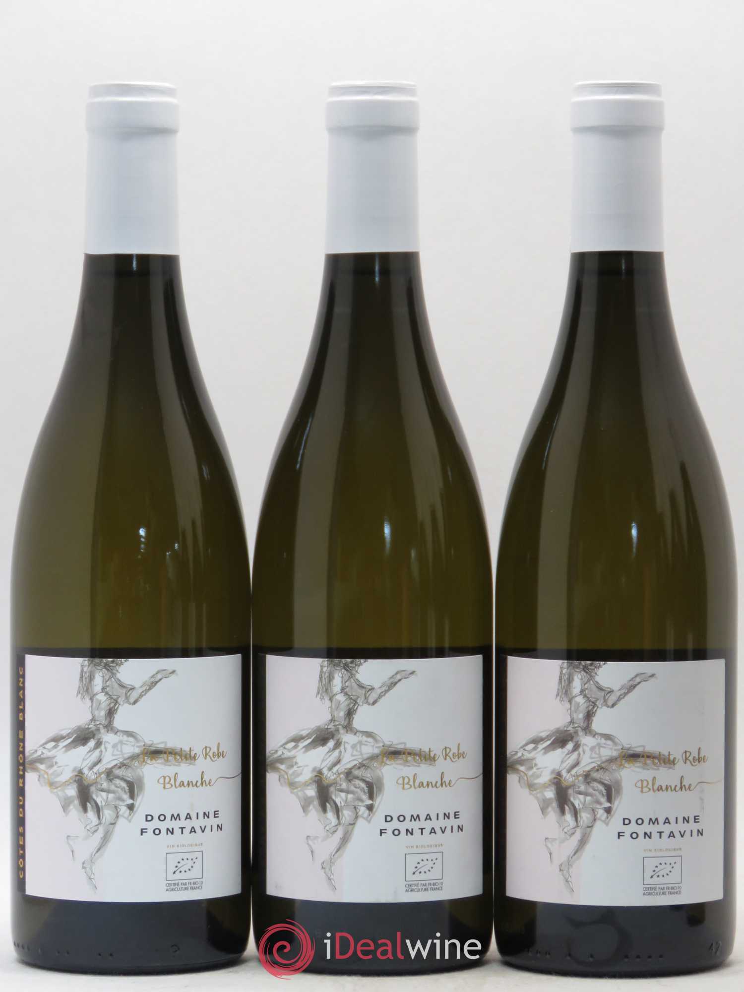 Côtes-du-Rhône La Petite Robe Blanche Domaine Fontavin (sans prix de réserve) 2018 - Posten von 6 Flaschen - 1