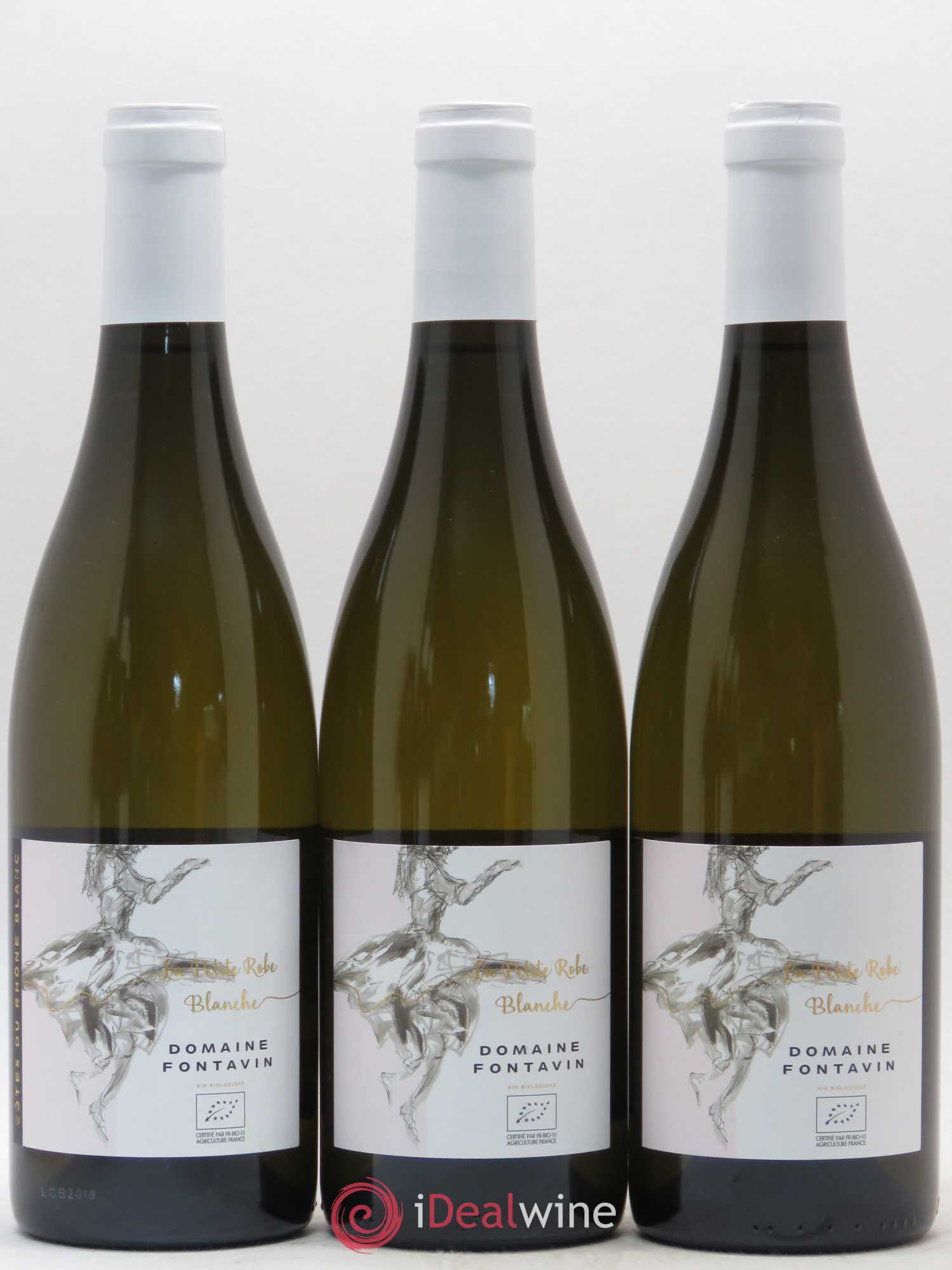 Côtes-du-Rhône La Petite Robe Blanche Domaine Fontavin (sans prix de réserve) 2018 - Posten von 6 Flaschen - 3