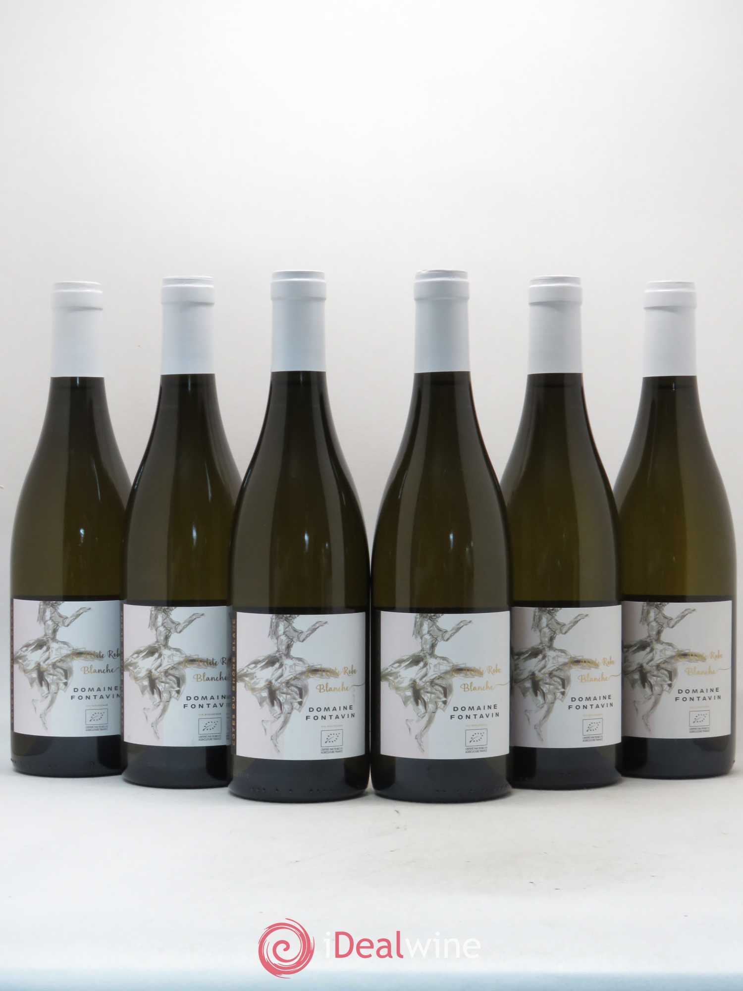 Côtes-du-Rhône La Petite Robe Blanche Domaine Fontavin (sans prix de réserve) 2018 - Posten von 6 Flaschen - 0