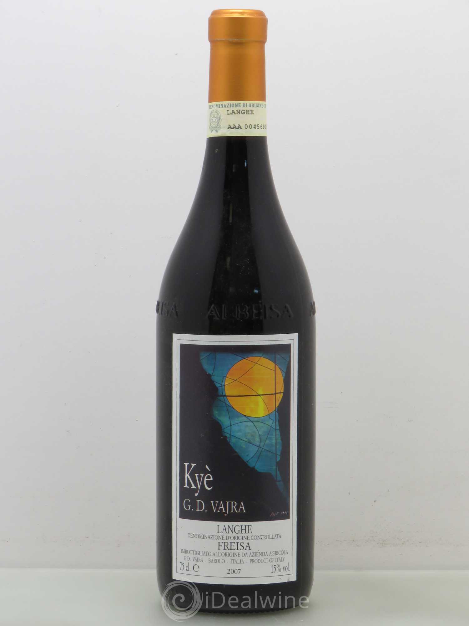 Langhe DOC Freisa kyè Vajra 2007 - Posten von 1 Flasche - 0
