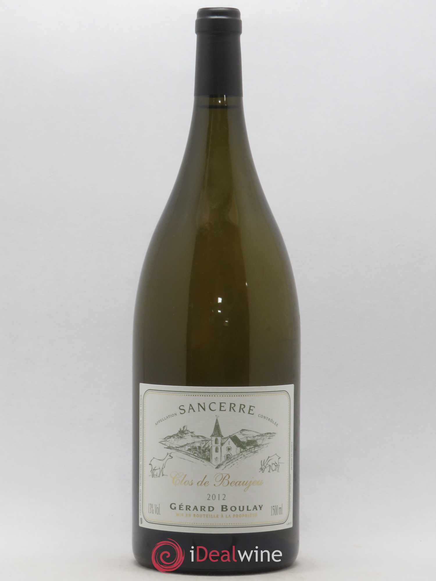 Sancerre Clos de Beaujeu Gérard Boulay (sans prix de réserve) 2012 - Lot de 1 magnum - 0