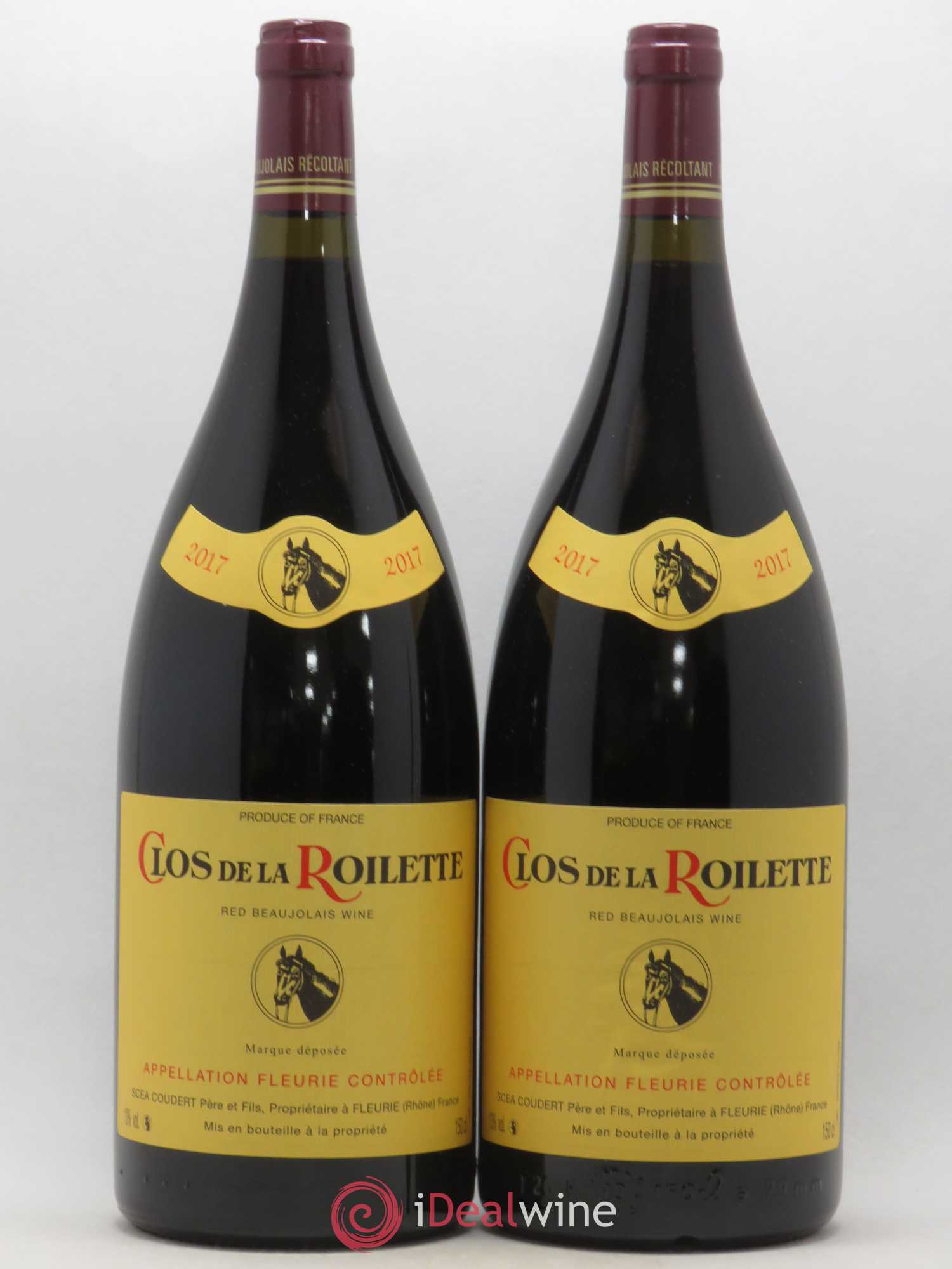 Fleurie Clos de la Roilette (sans prix de réserve) 2017 - Lot de 2 magnums - 0