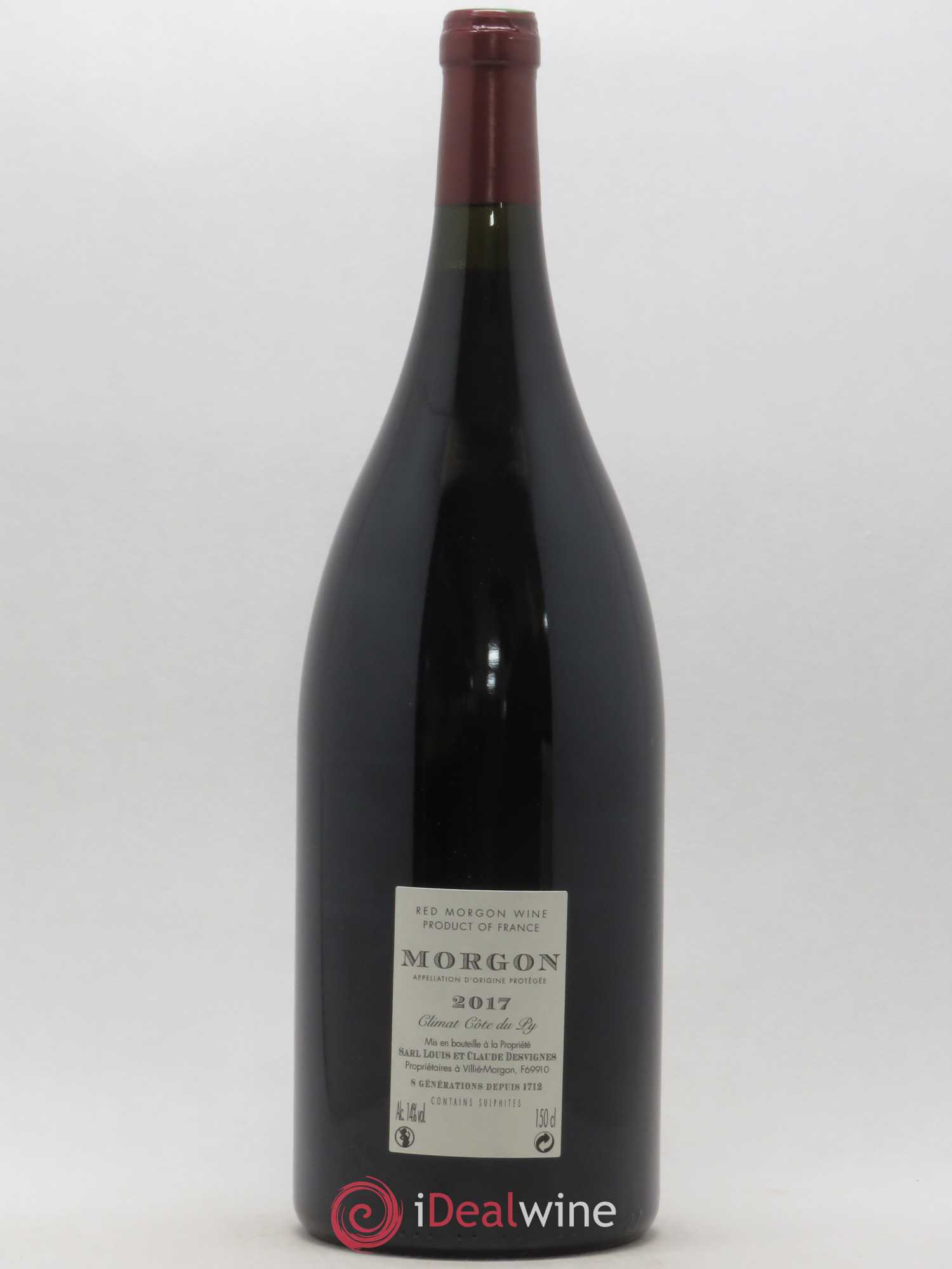 Morgon Côte de Py Javernières Louis-Claude Desvignes (sans prix de réserve) 2017 - Lot de 1 magnum - 1