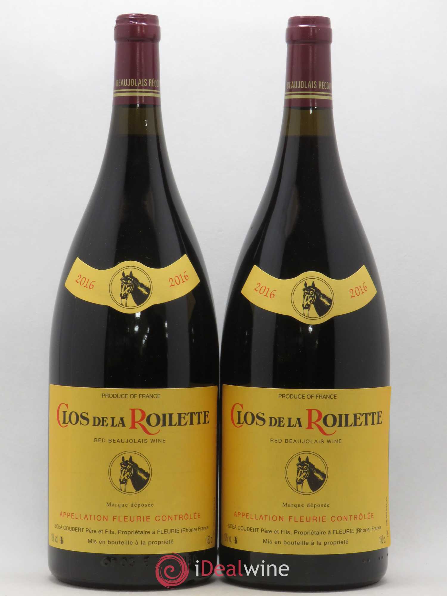 Fleurie Clos de la Roilette (sans prix de réserve) 2016 - Lot de 2 magnums - 0