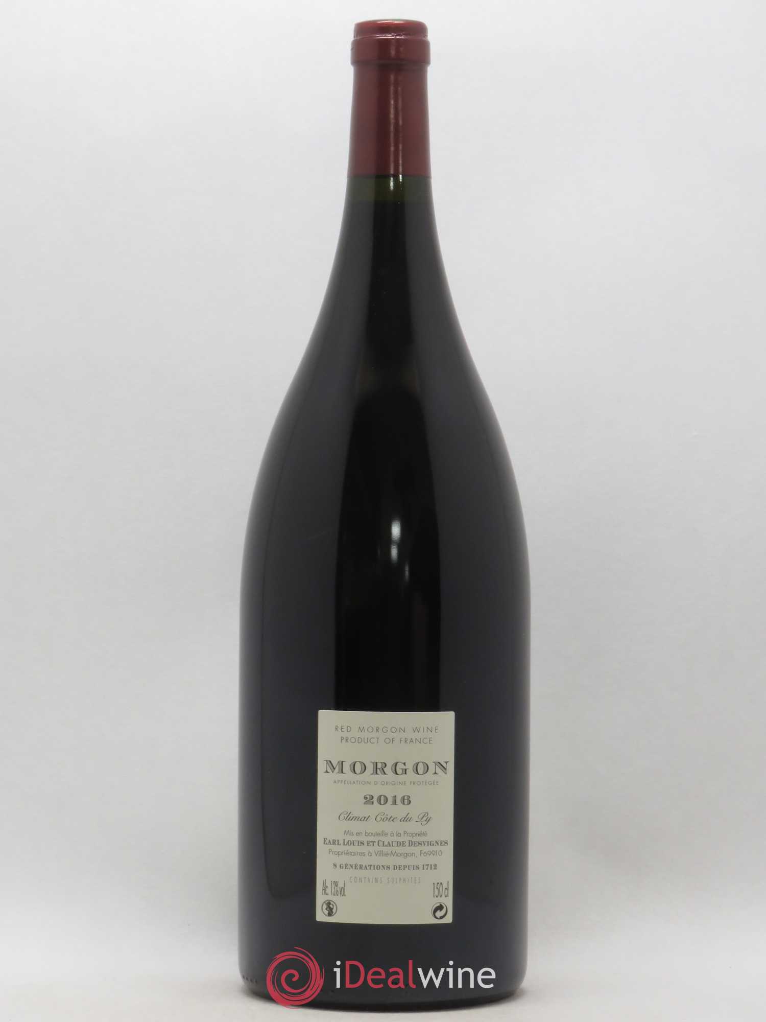 Morgon Côte du Py Louis-Claude Desvignes 2016 - Lot de 1 magnum - 1