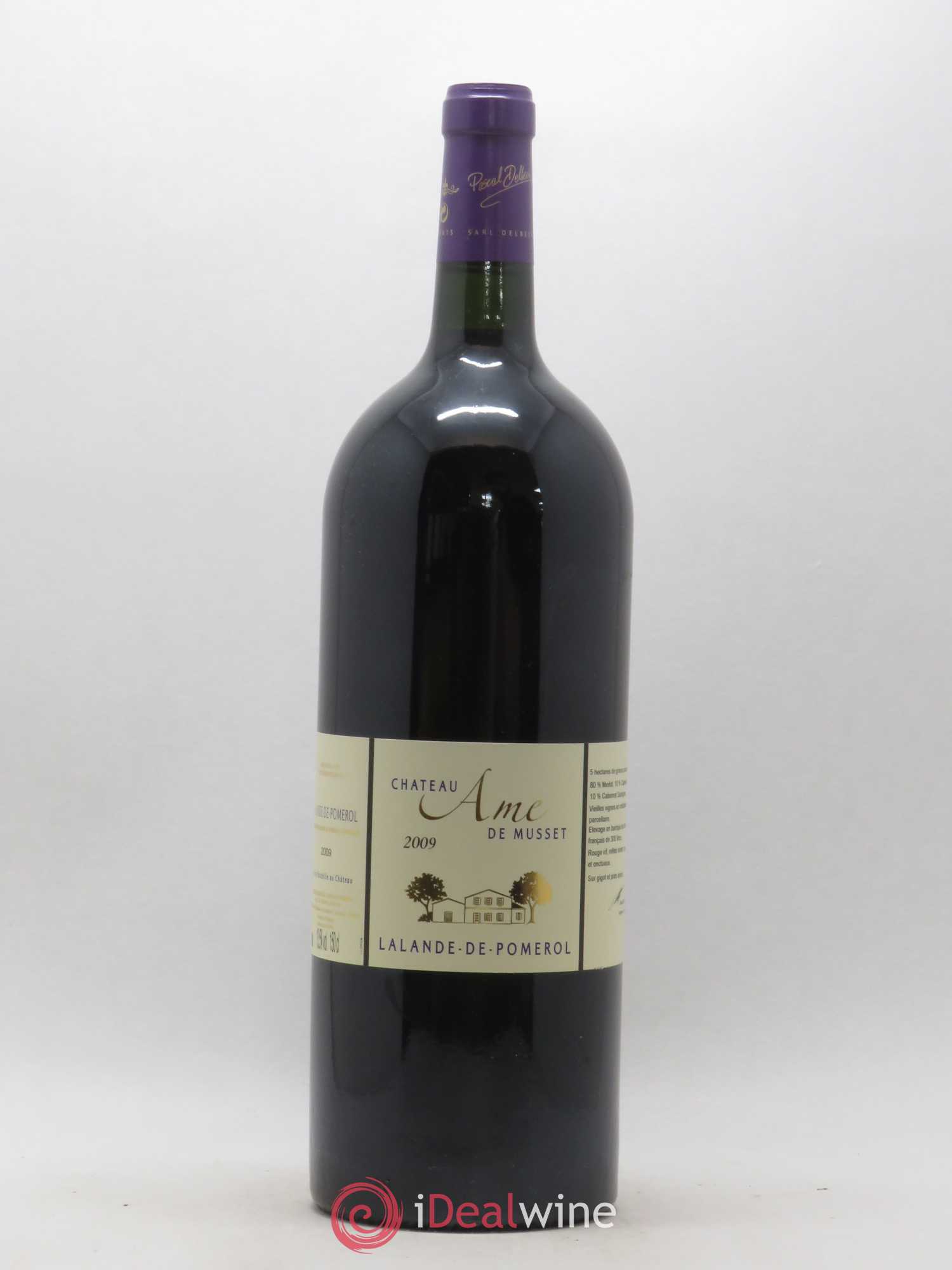 Lalande-de-Pomerol Château Ame De Musset (sans prix de réserve) 2009 - Posten von 1 Magnum - 0