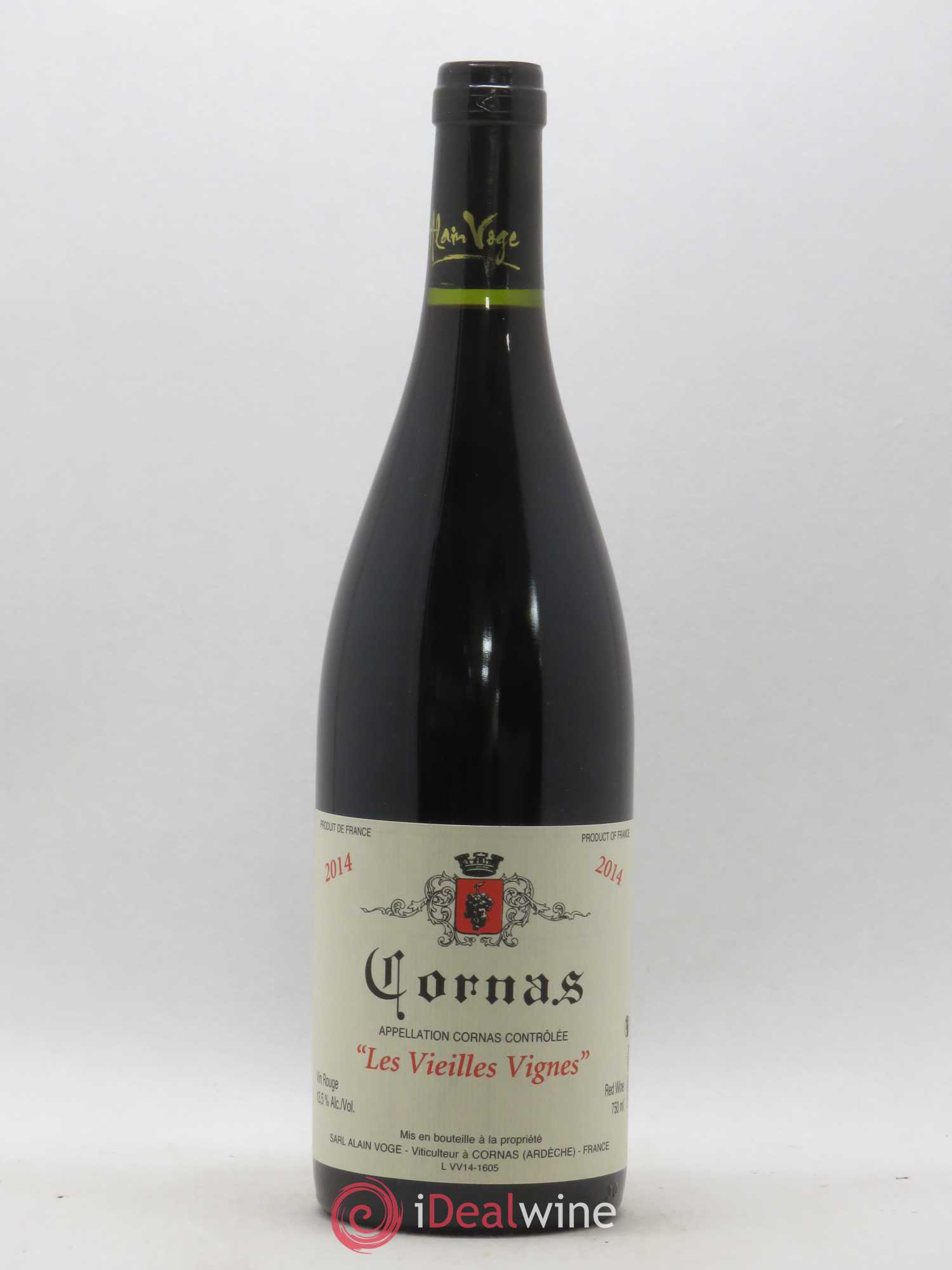 Cornas Les Vieilles Vignes Alain Voge (Domaine) 2014 - Lotto di 1 bottiglia - 0