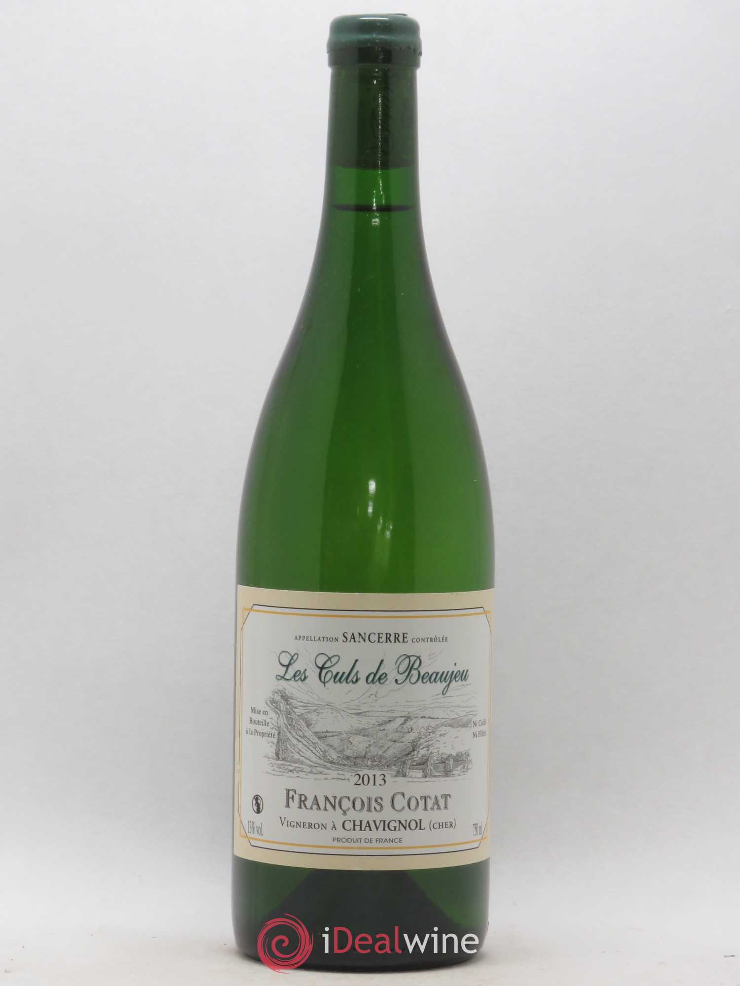 Sancerre Les Culs de Beaujeu François Cotat 2013 - Lot de 1 bouteille - 0