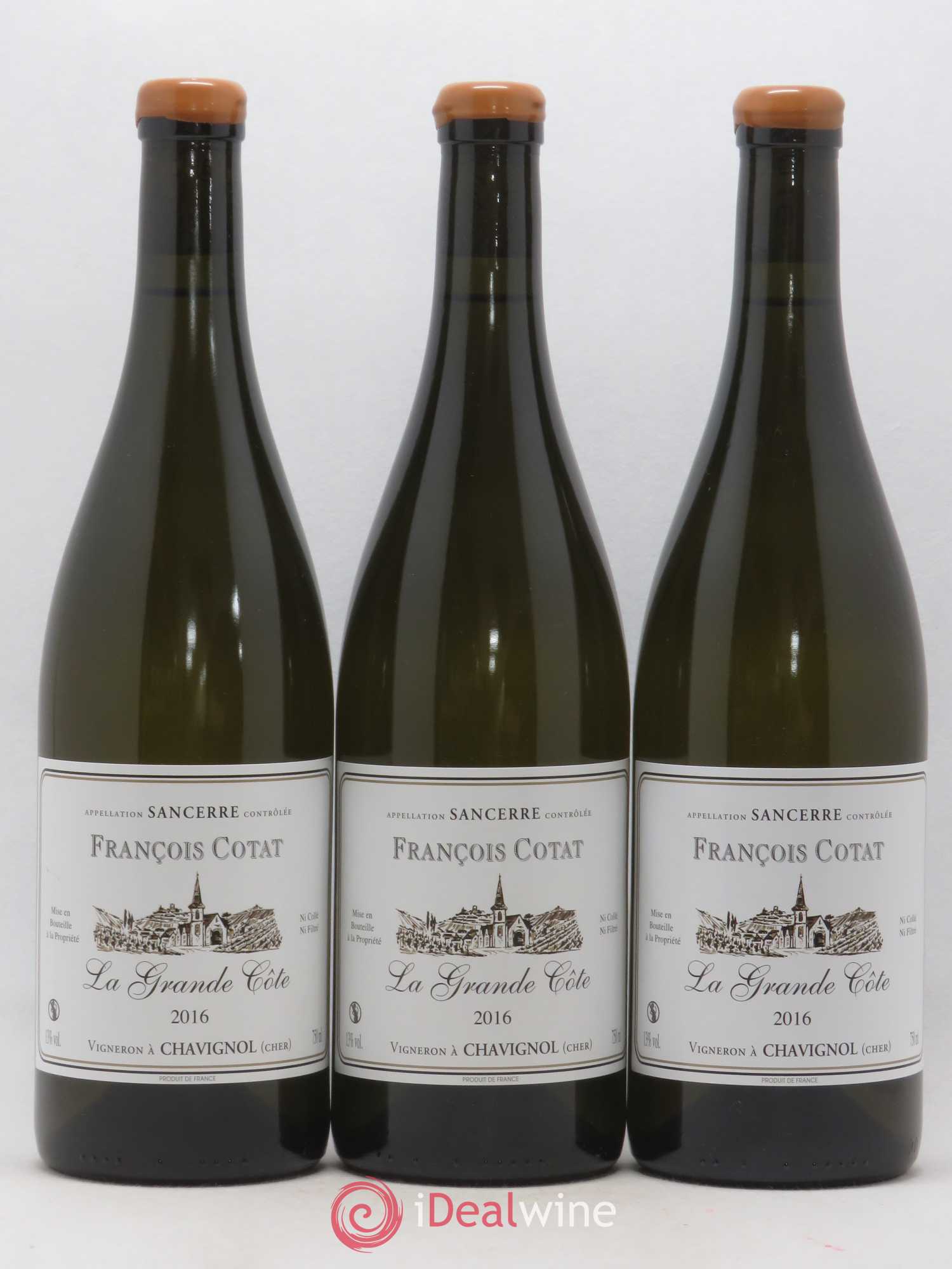 Sancerre La Grande Côte François Cotat 2016 - Lot de 3 bouteilles - 0