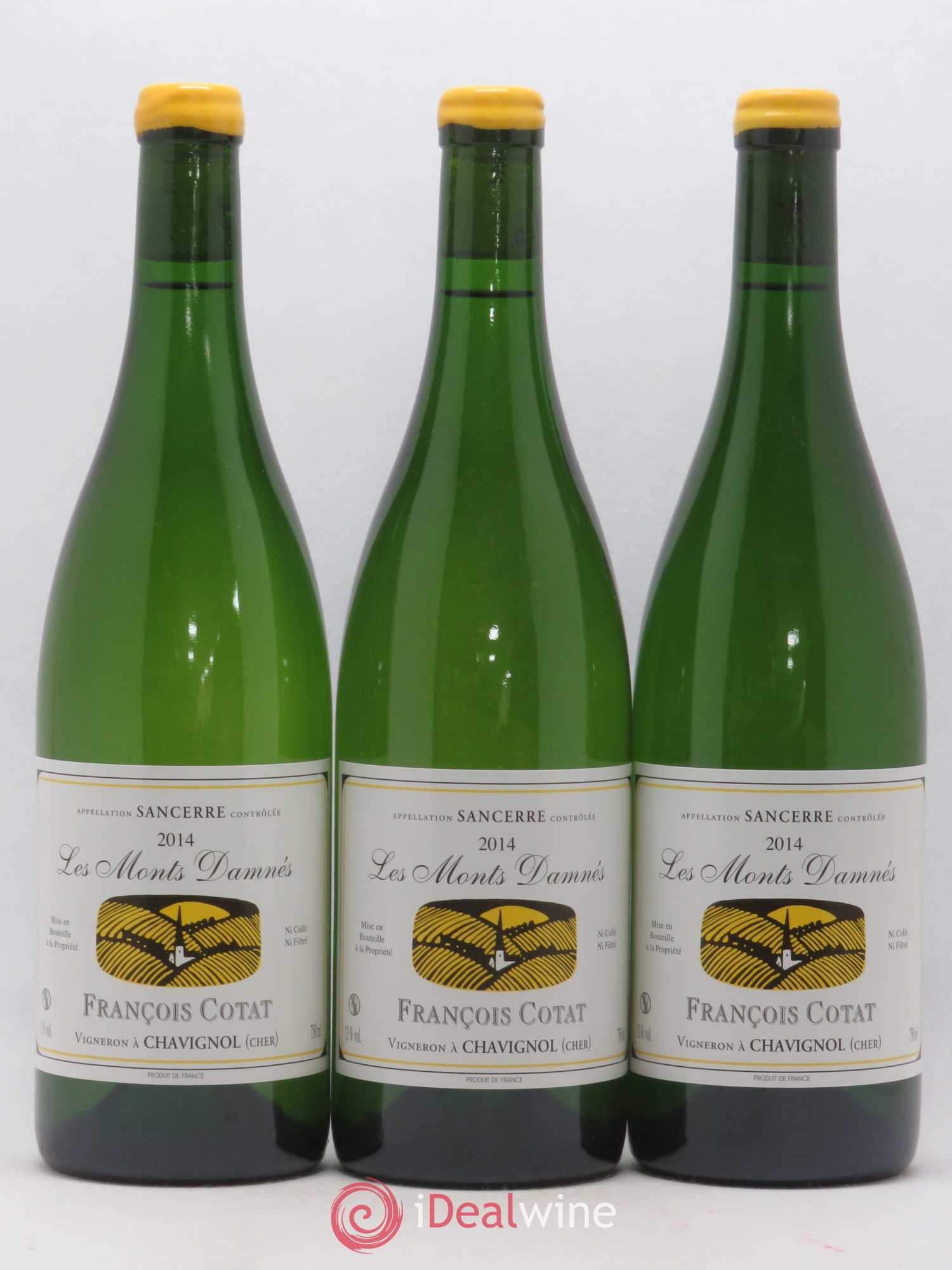 Sancerre Les Monts Damnés François Cotat 2014 - Lot de 3 bouteilles - 0
