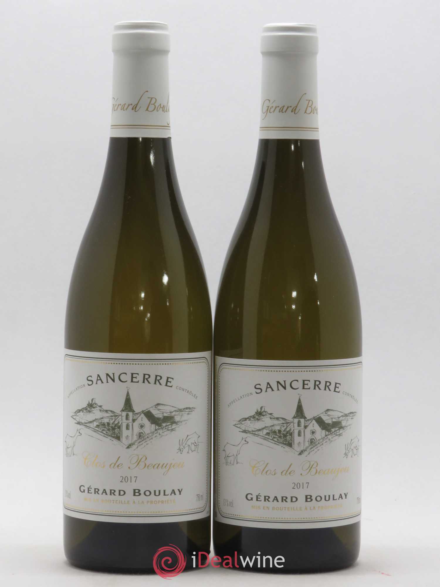Sancerre Clos de Beaujeu Gérard Boulay 2017 - Lot de 2 bouteilles - 0
