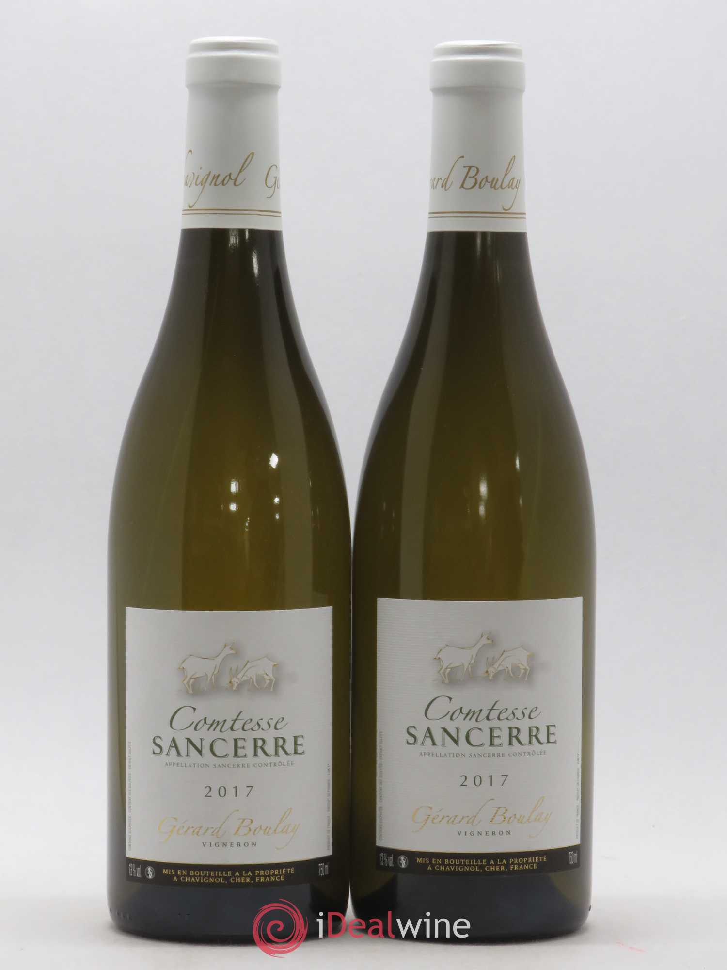 Sancerre Comtesse Gérard Boulay 2017 - Lot de 2 bouteilles - 0