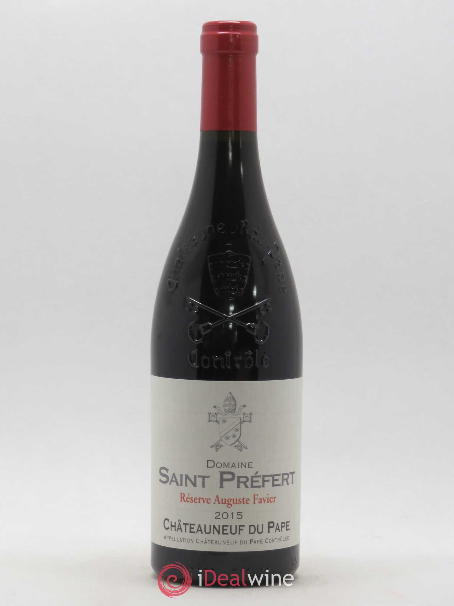 Châteauneuf-du-Pape Réserve Auguste Favier Domaine Saint-Préfert 2015 - Lot de 1 bouteille - 0