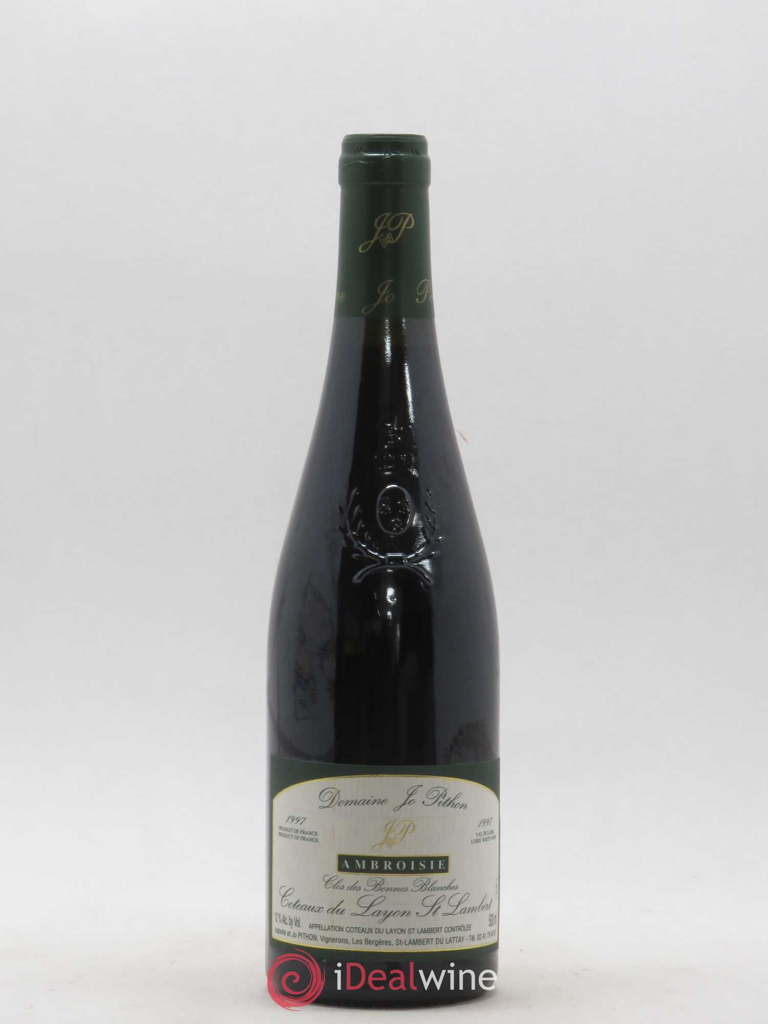 Coteaux du Layon Saint-Lambert Ambroisie Clos des Bonnes Blanches Jo Pithon (Domaine) 1997 - Lotto di 1 bottiglia - 0
