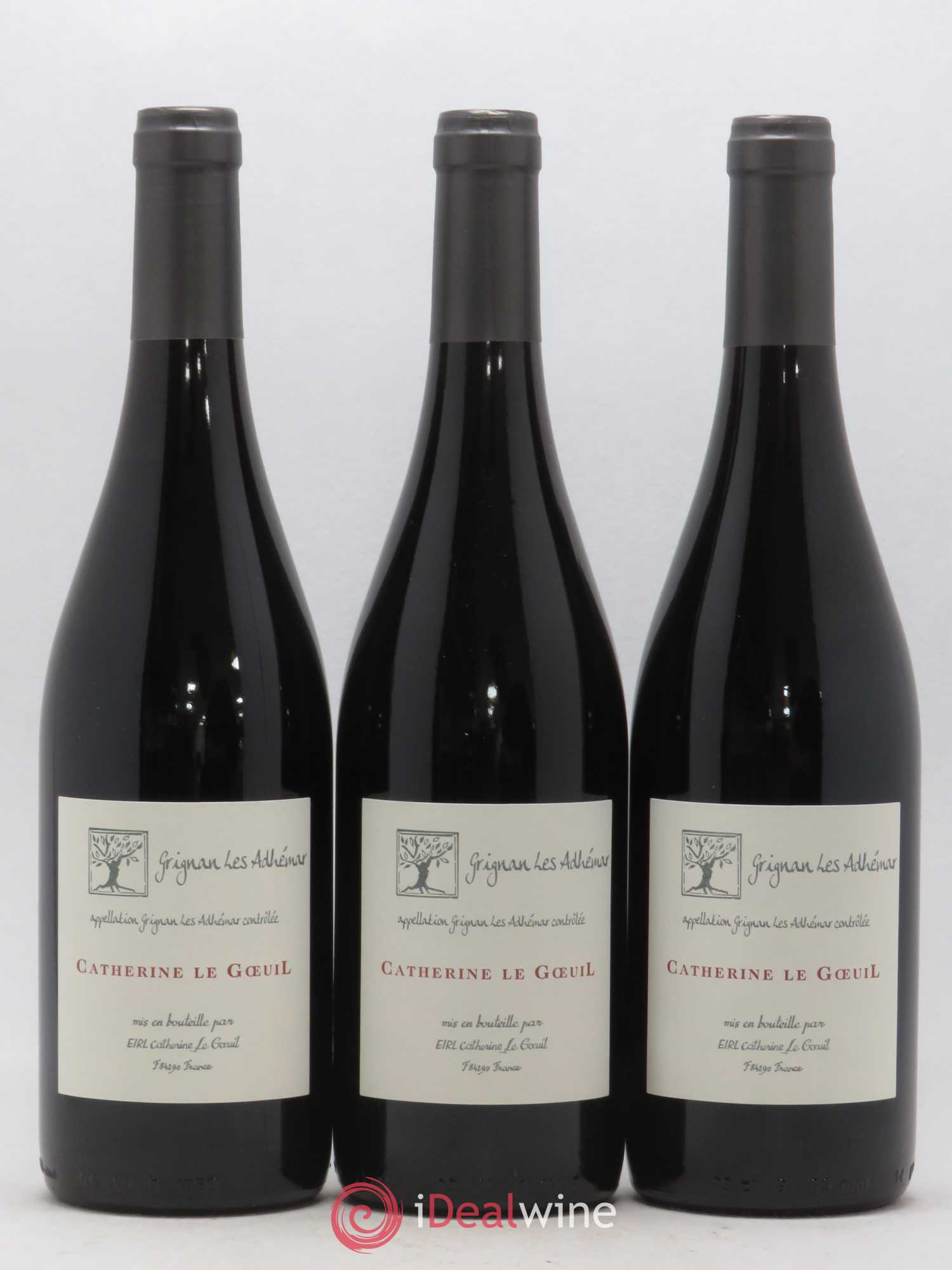 Côtes-du-Rhône Grignan-les-Adhémar Catherine le Goeuil (sans prix de réserve) 2016 - Posten von 3 Flaschen - 0