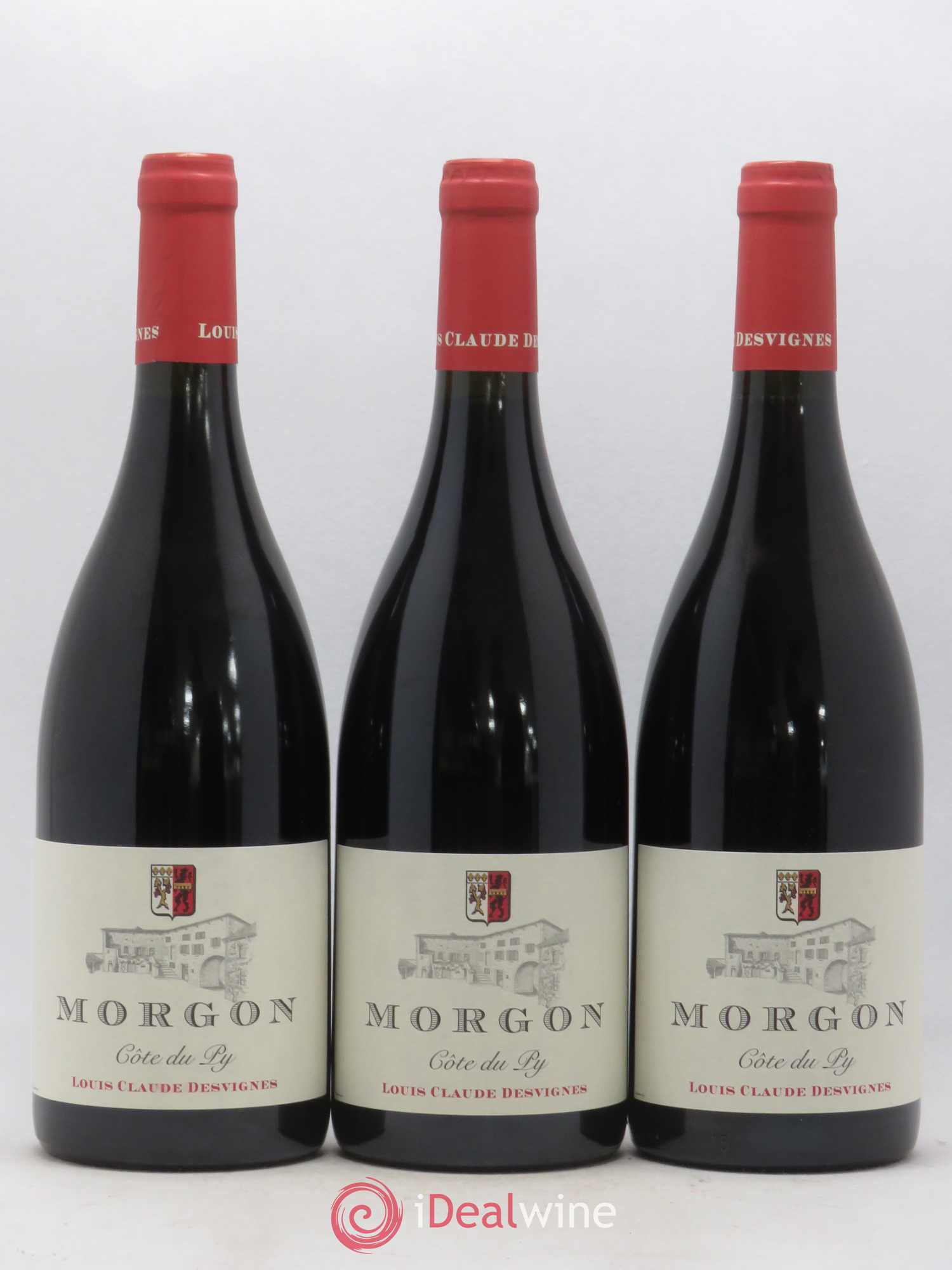 Morgon Côte du Py Louis-Claude Desvignes (sans prix de réserve) 2016 - Lot de 3 bouteilles - 0