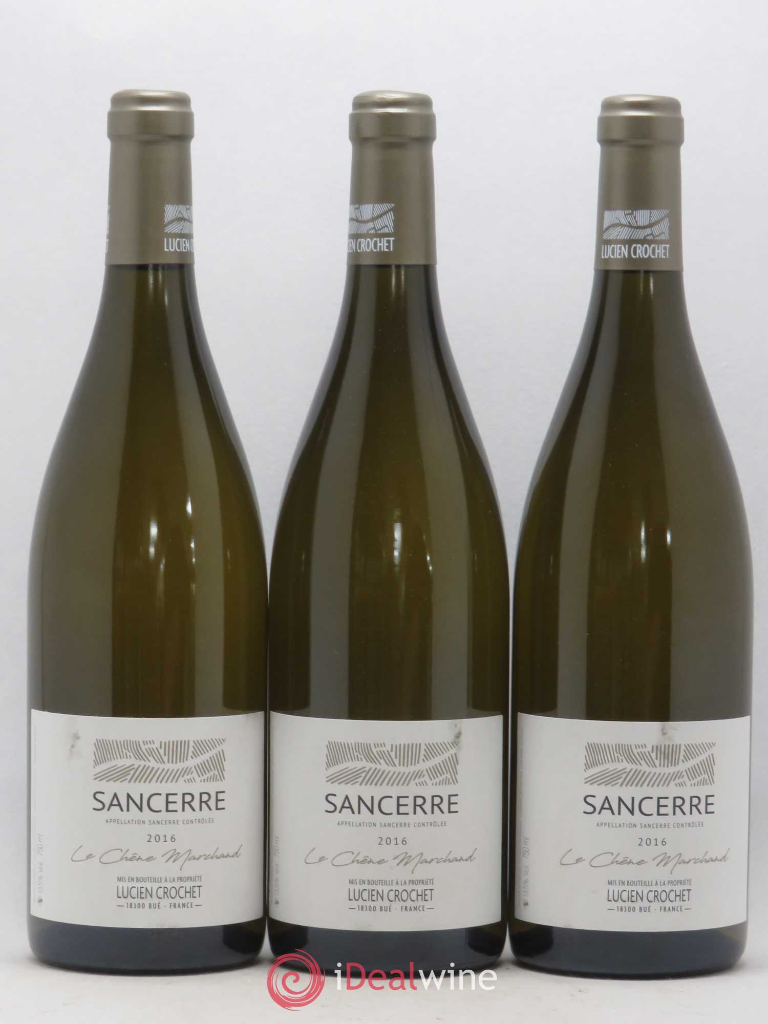 Sancerre Le Chêne Marchand Lucien Crochet 2016 - Lot de 3 bouteilles - 0