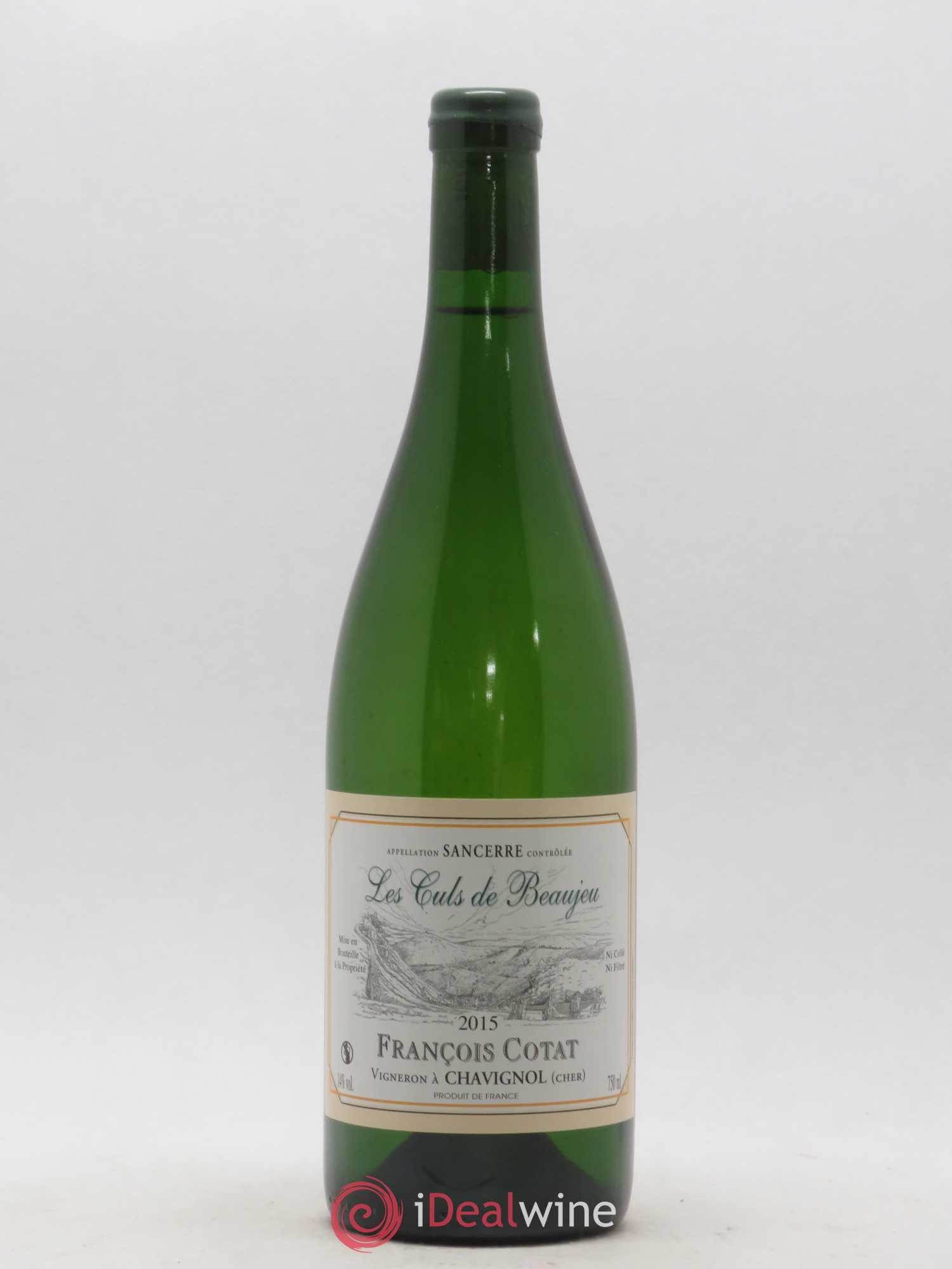 Sancerre Les Culs de Beaujeu François Cotat 2015 - Lot de 1 bouteille - 0