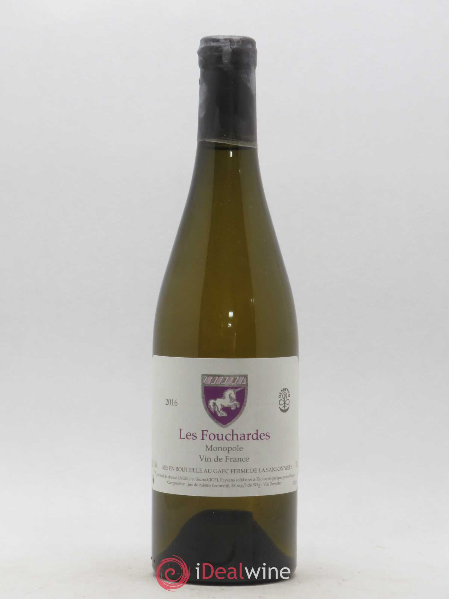 Vin de France Les Fouchardes Mark Angeli (Domaine) - Ferme de la Sansonnière 2016 - Lot de 1 bouteille - 0